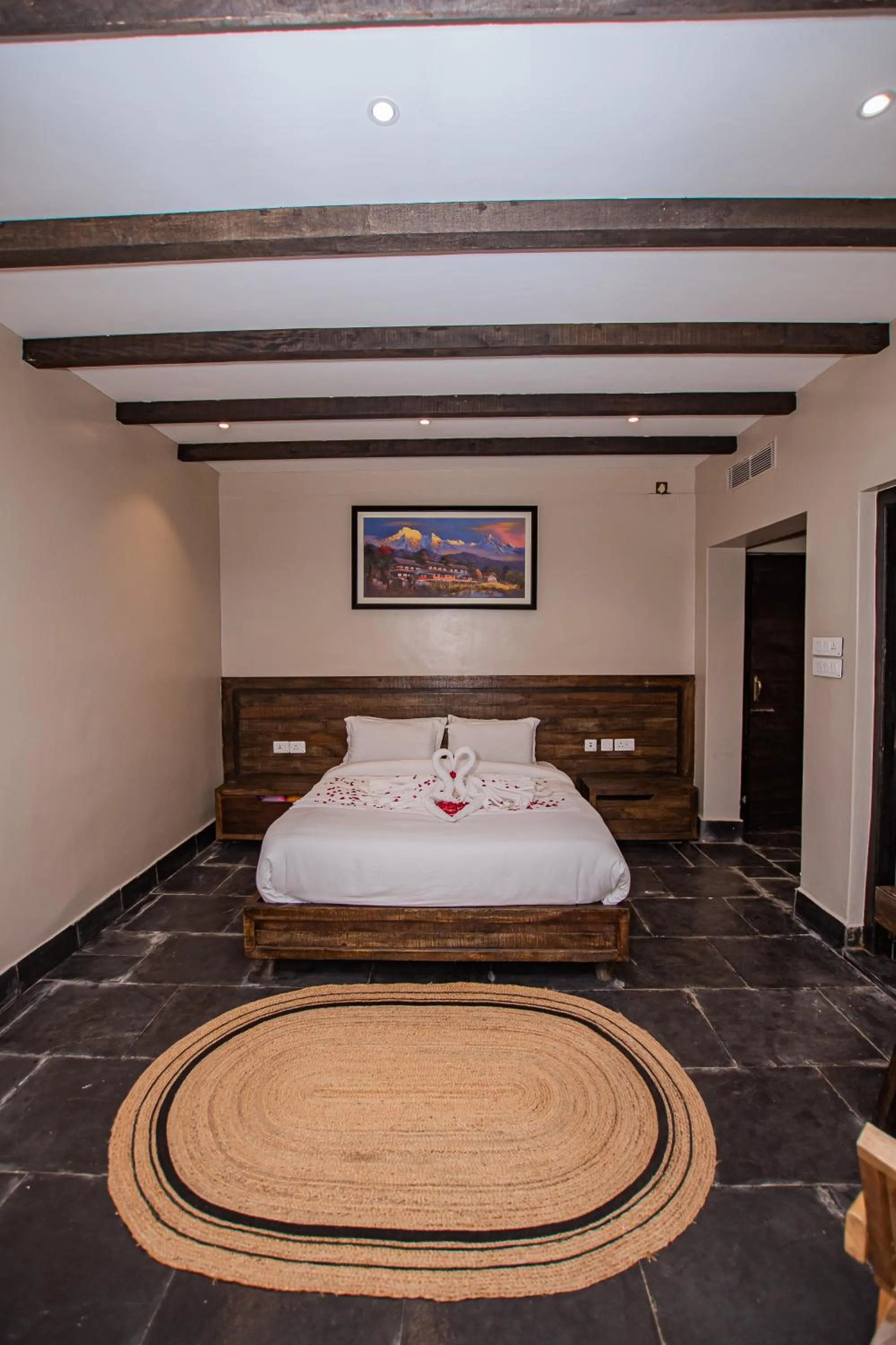 Bedroom, Bed in Raniban Retreat