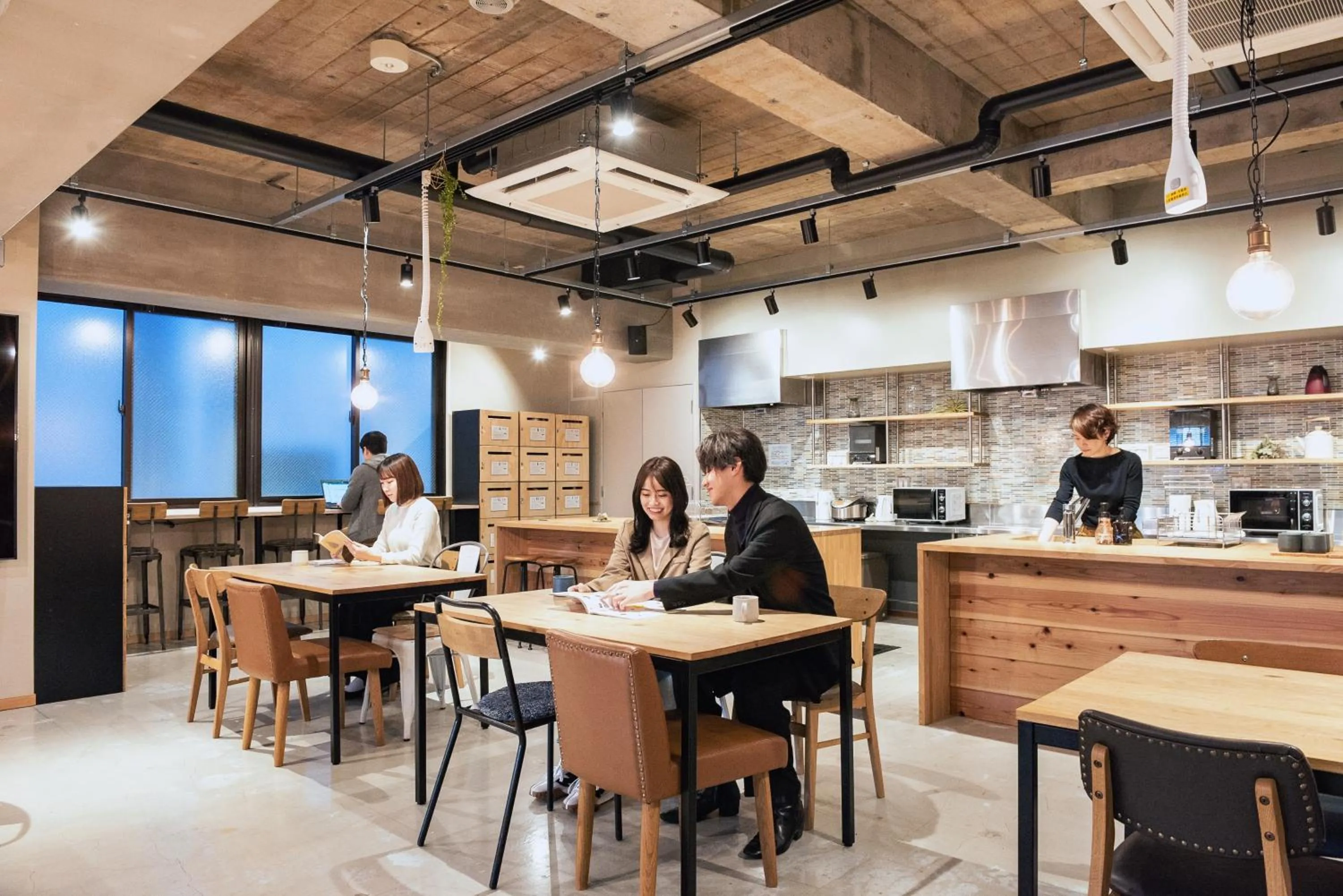 Communal lounge/ TV room in GRAND HOSTEL LDK Osaka Shinsaibashi - Former The Stay OSAKA Shinsaibashi