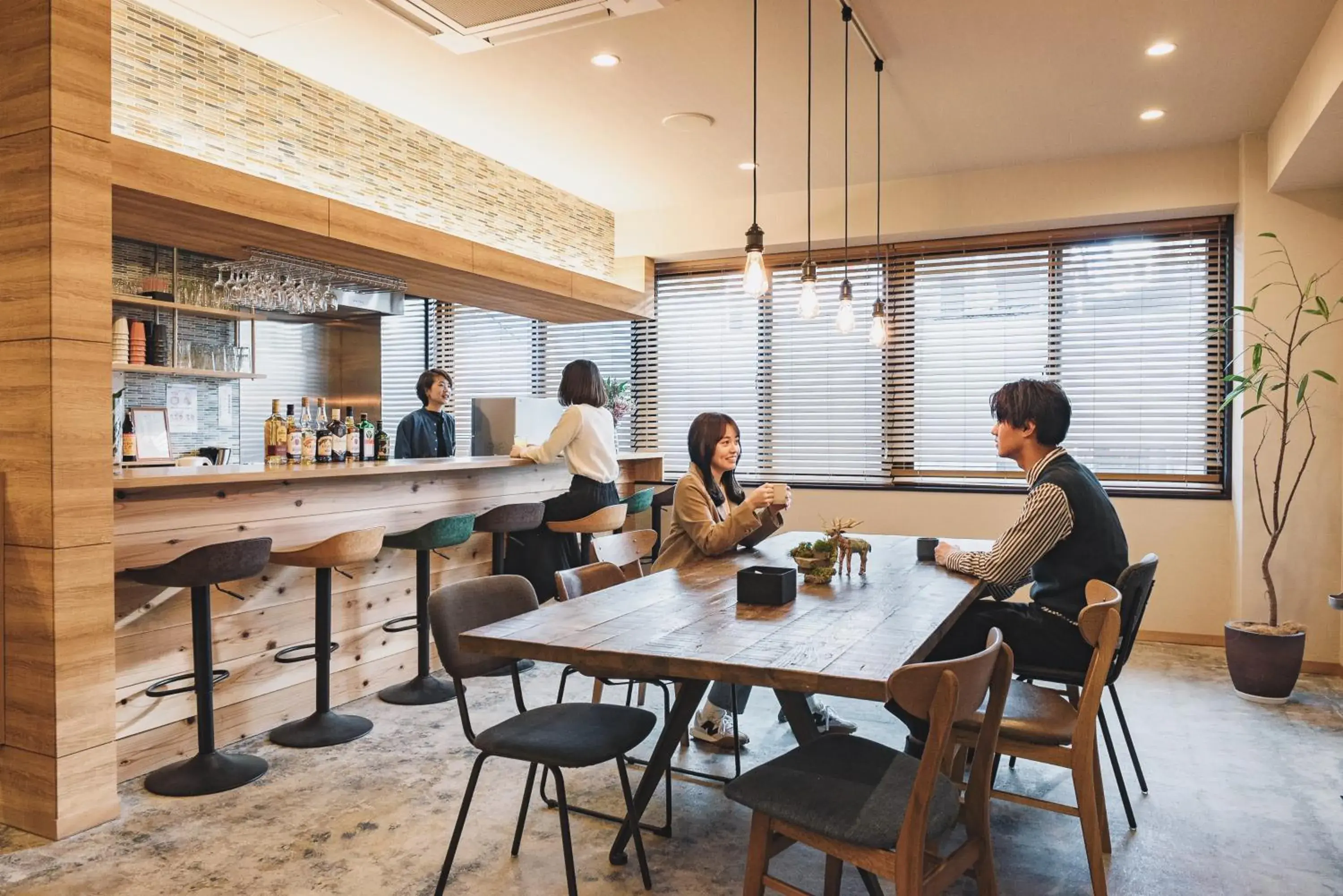 Lounge or bar in GRAND HOSTEL LDK Osaka Shinsaibashi Lounge or bar in GRAND HOSTEL LDK Osaka Shinsaibashi