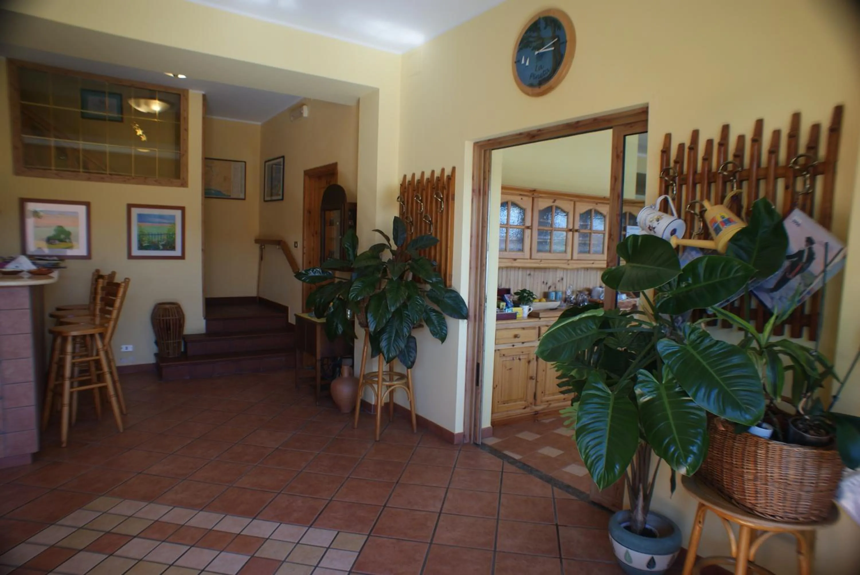 Lobby or reception in Albergo La Pineta