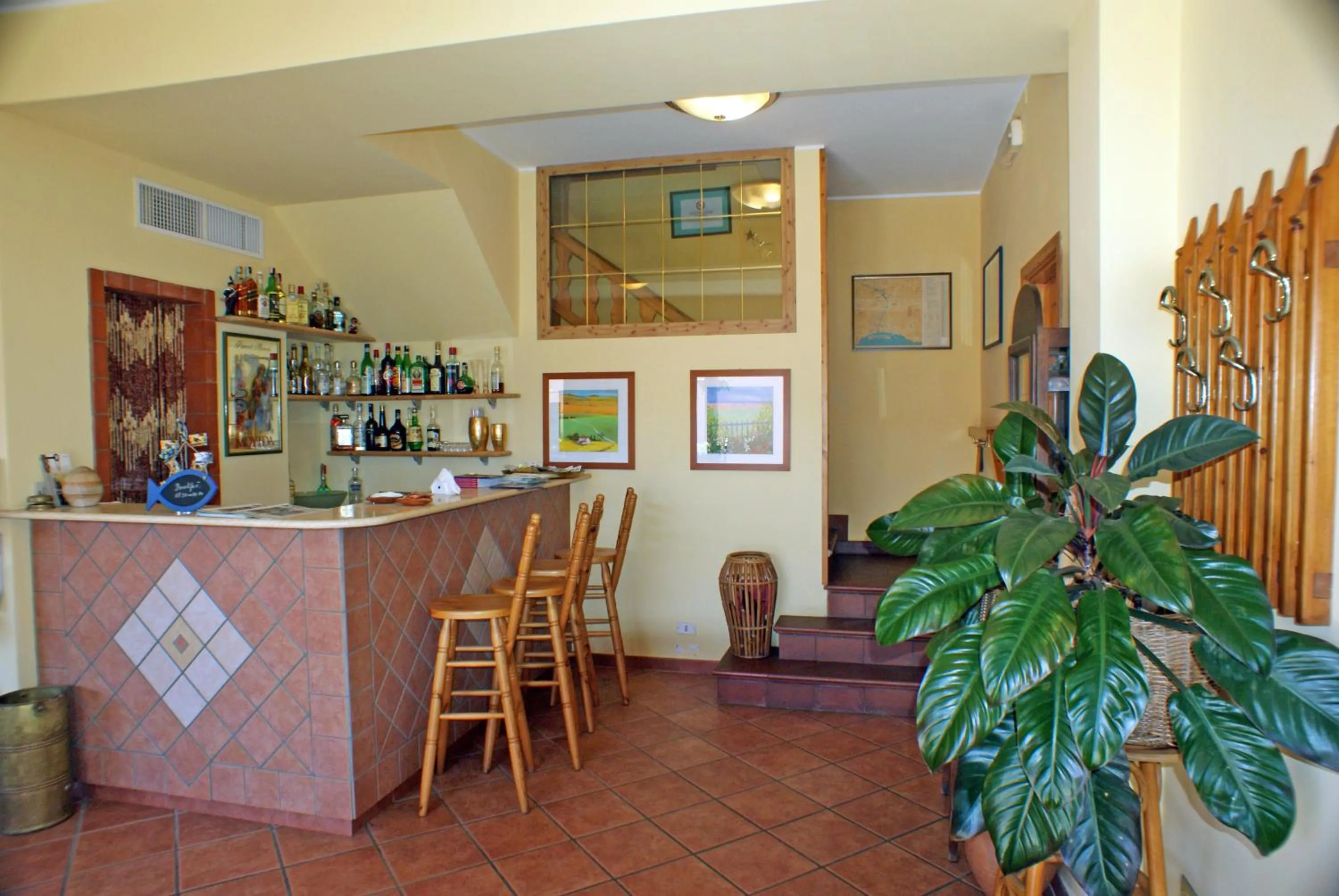 Lobby or reception in Albergo La Pineta