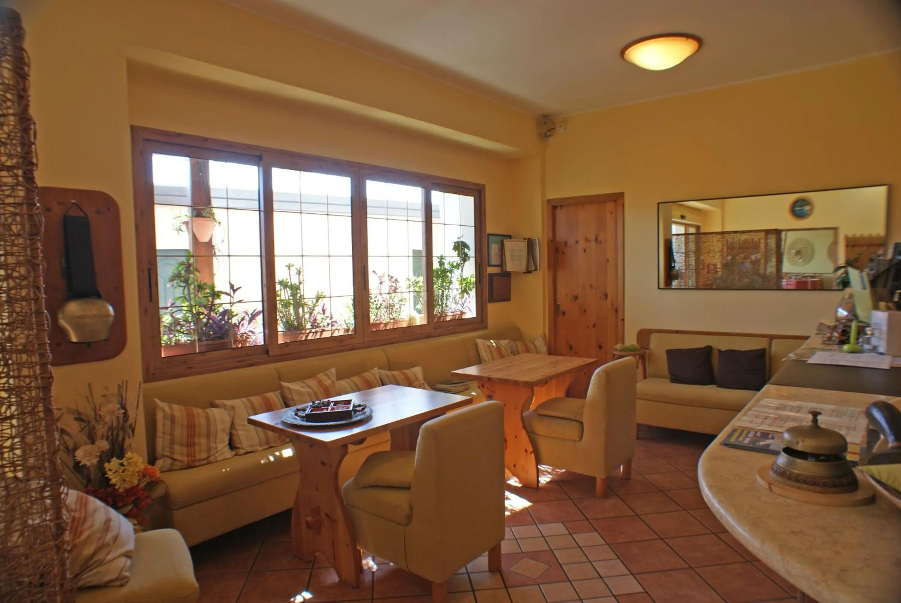 Lobby or reception in Albergo La Pineta