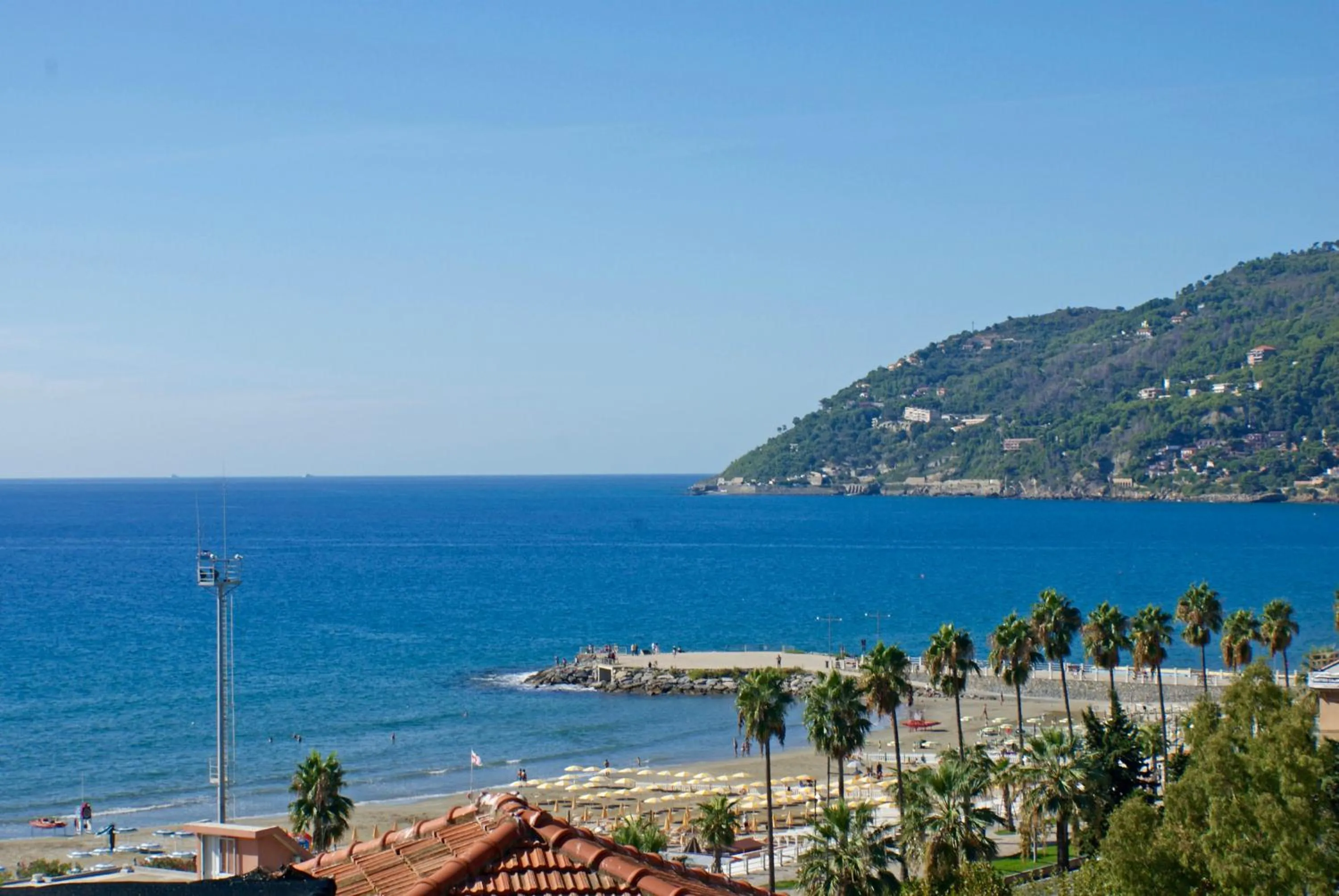 Sea view in Albergo La Pineta