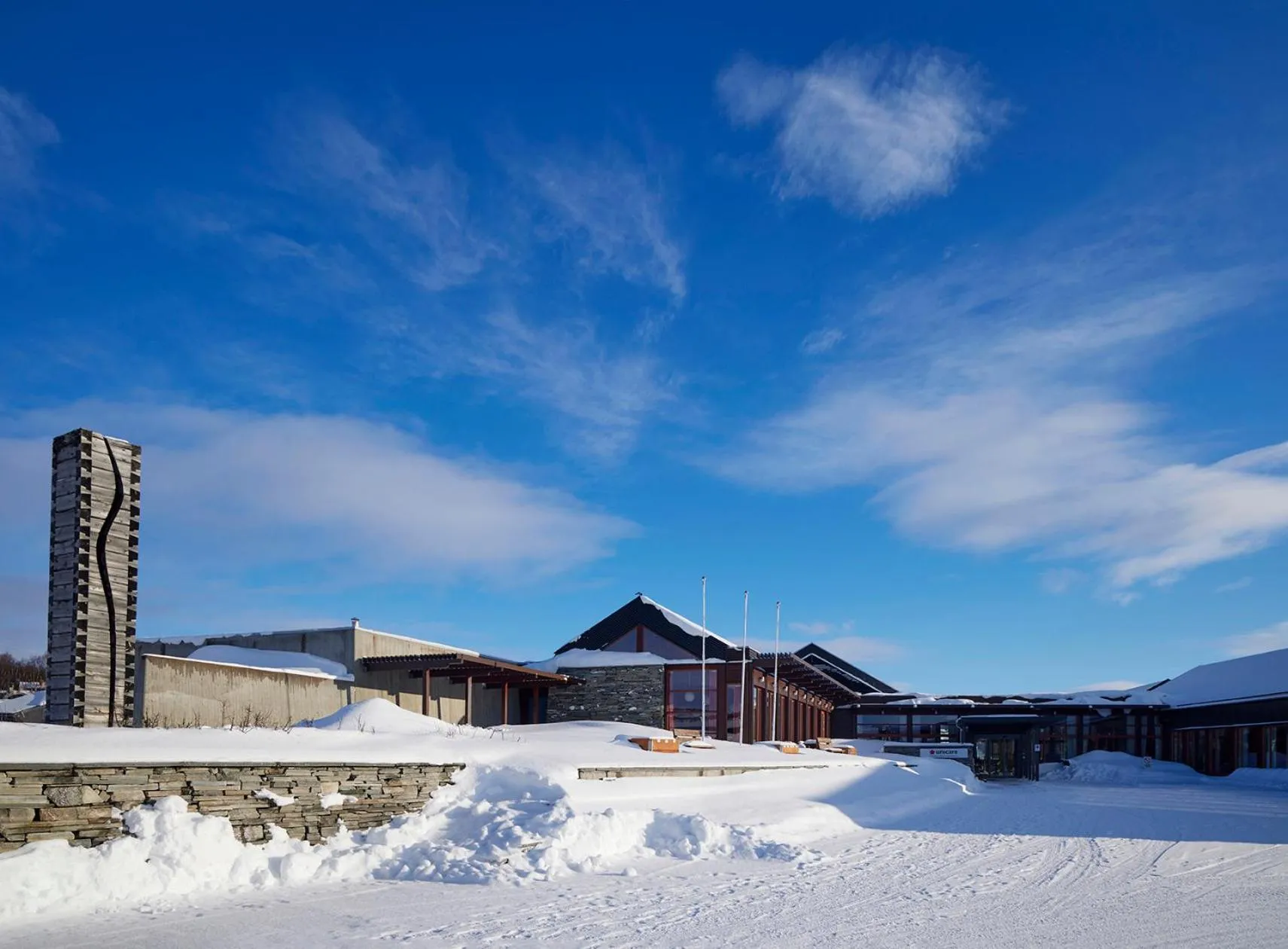 Facade/entrance in Unicare Røros Gjesteovernatting