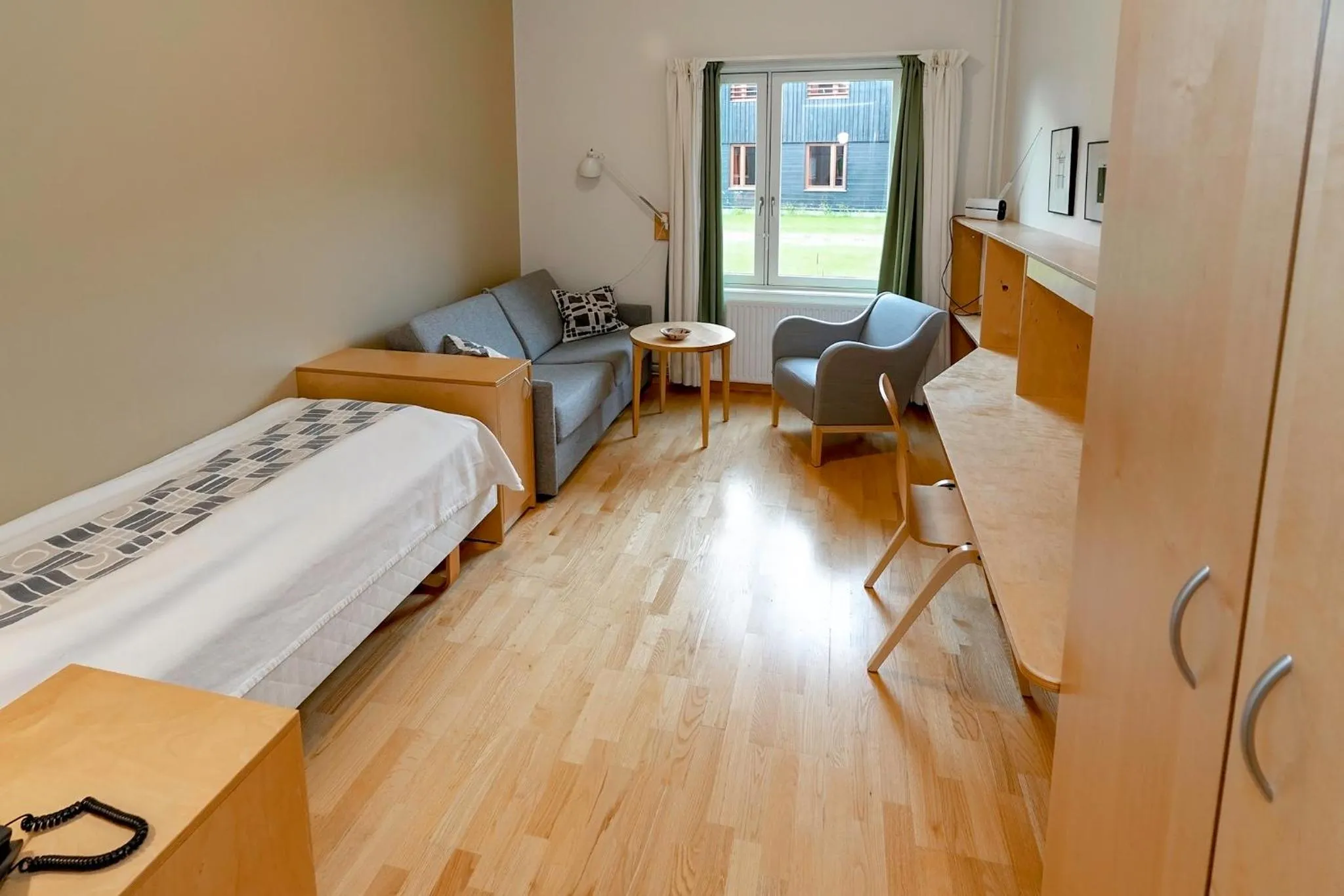 Bed in Unicare Røros Gjesteovernatting