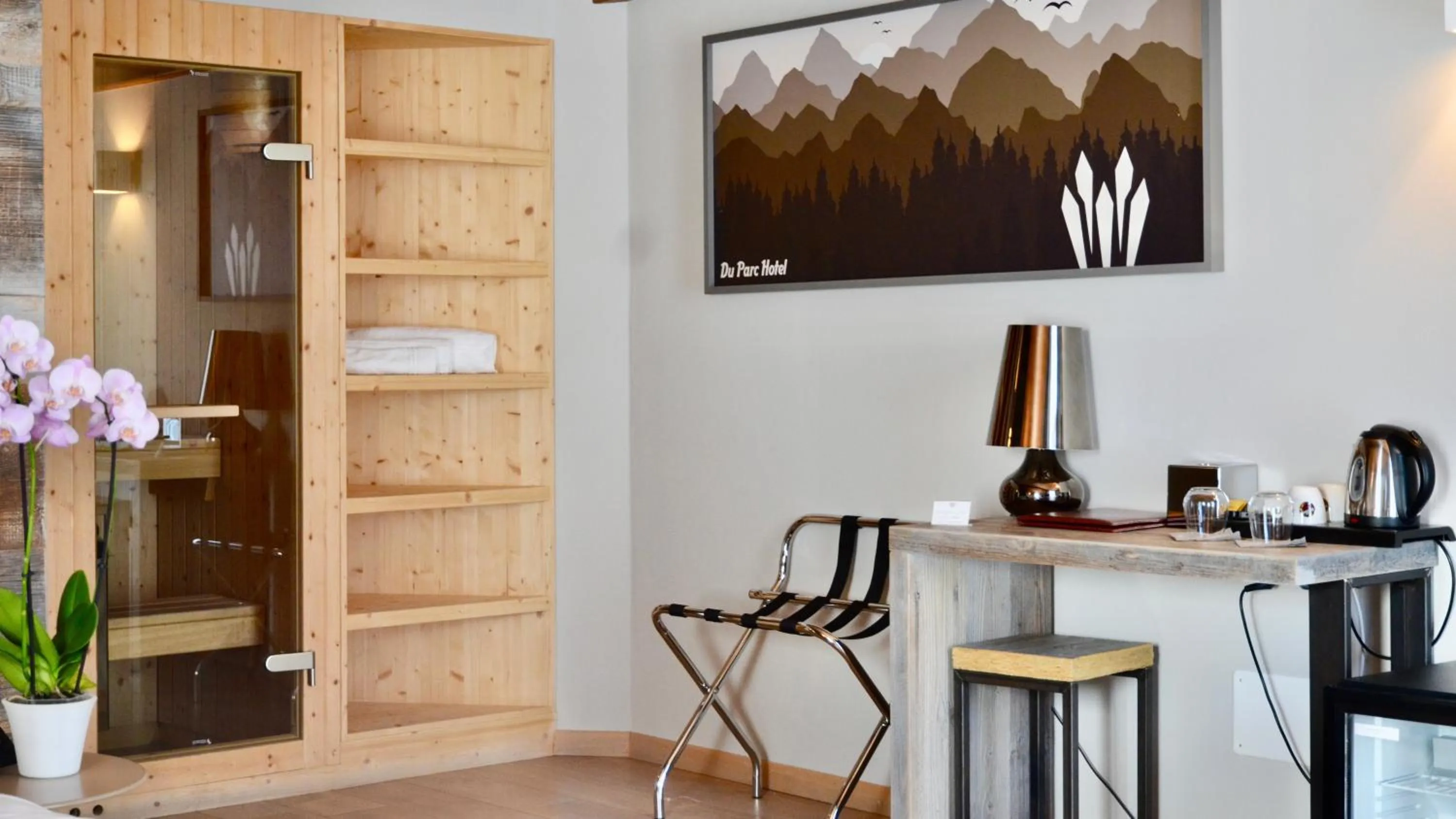 Sauna in Du Parc Hotel