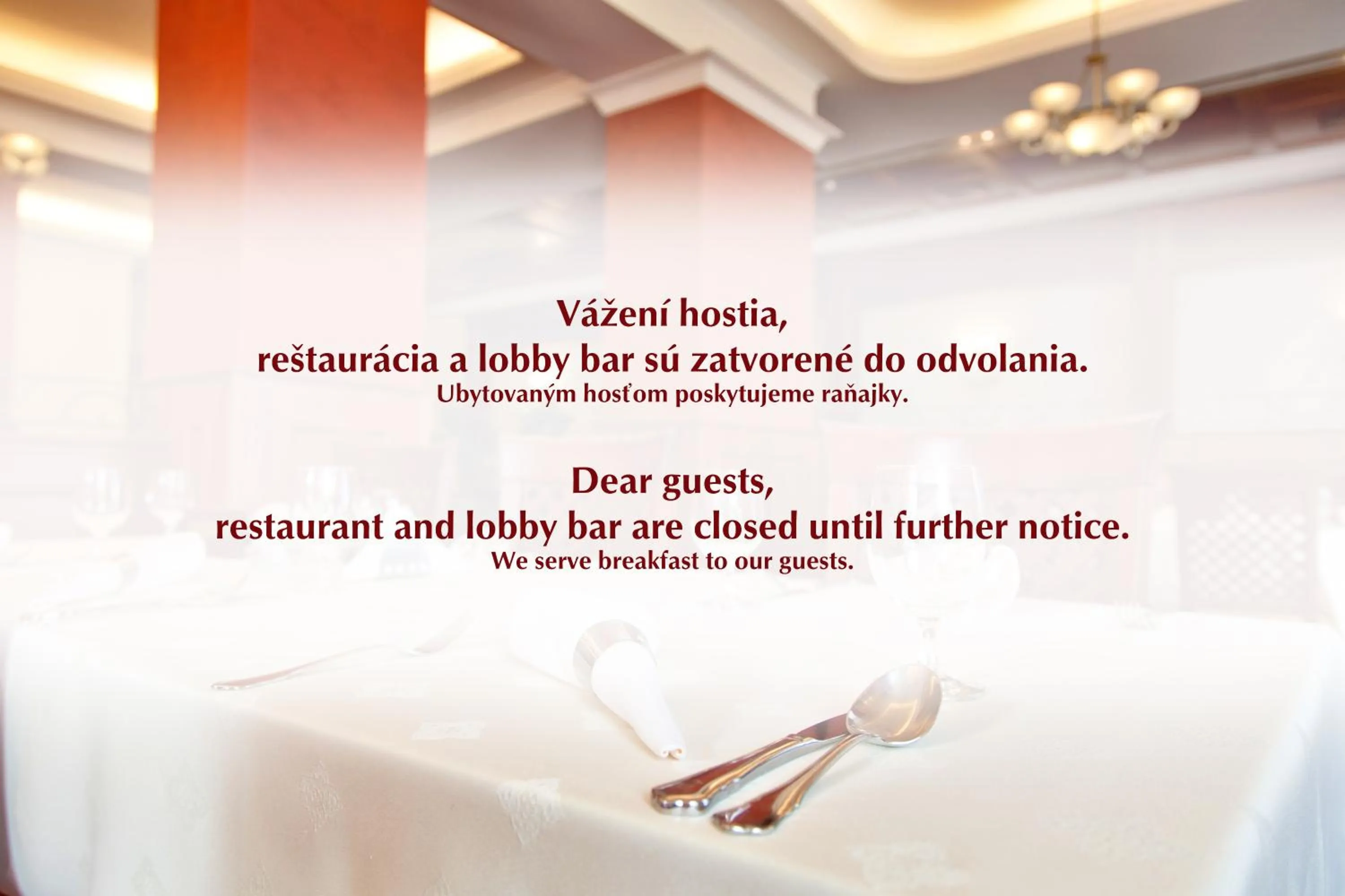 Text overlay in Hotel sv. Ludmila