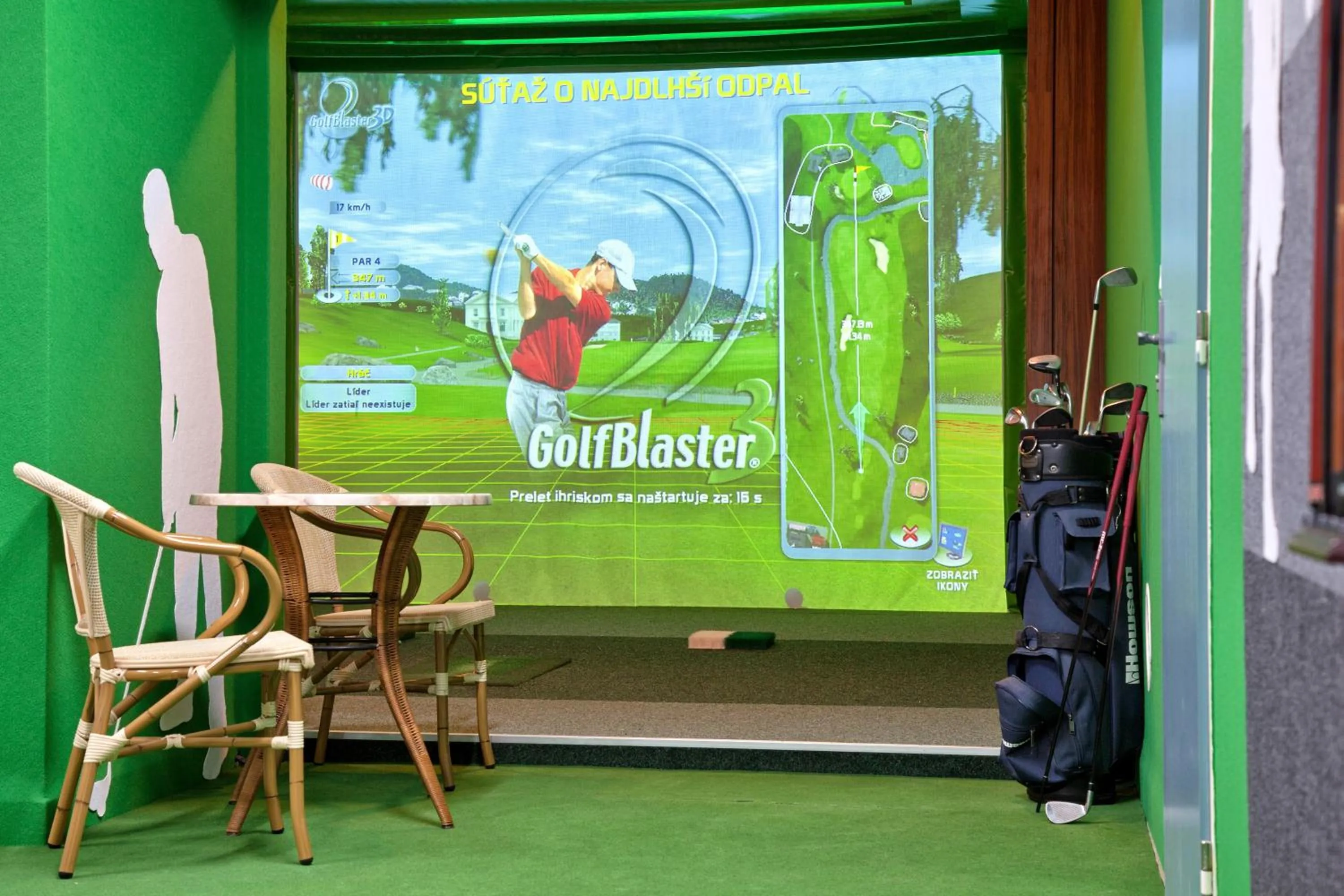 Golfcourse in Hotel sv. Ludmila