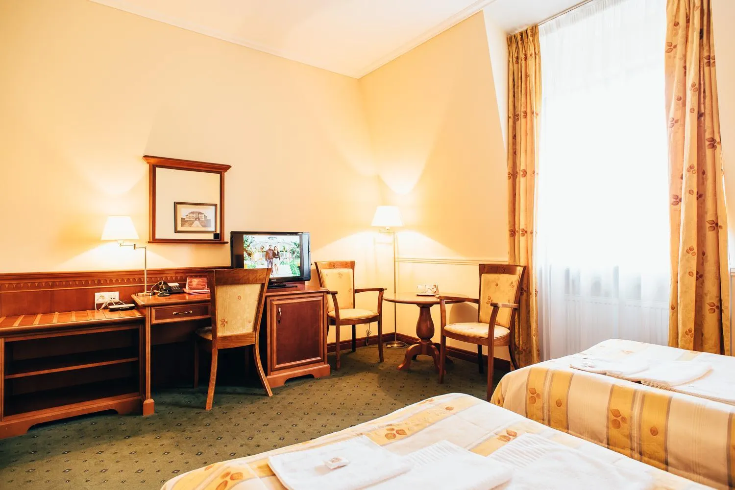 Bedroom, Bed in Hotel sv. Ludmila