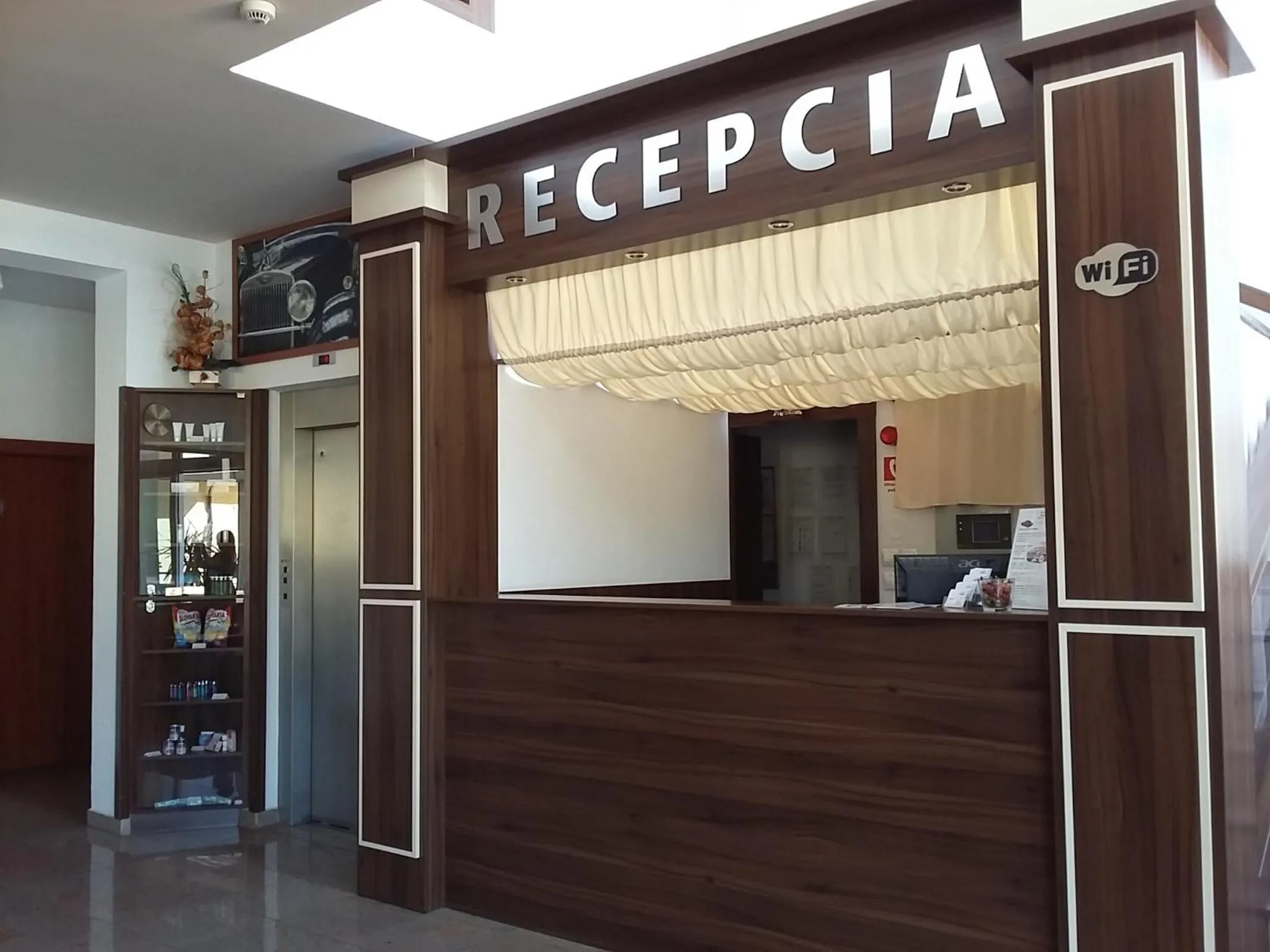 Lobby or reception in Hotel Auto Jas