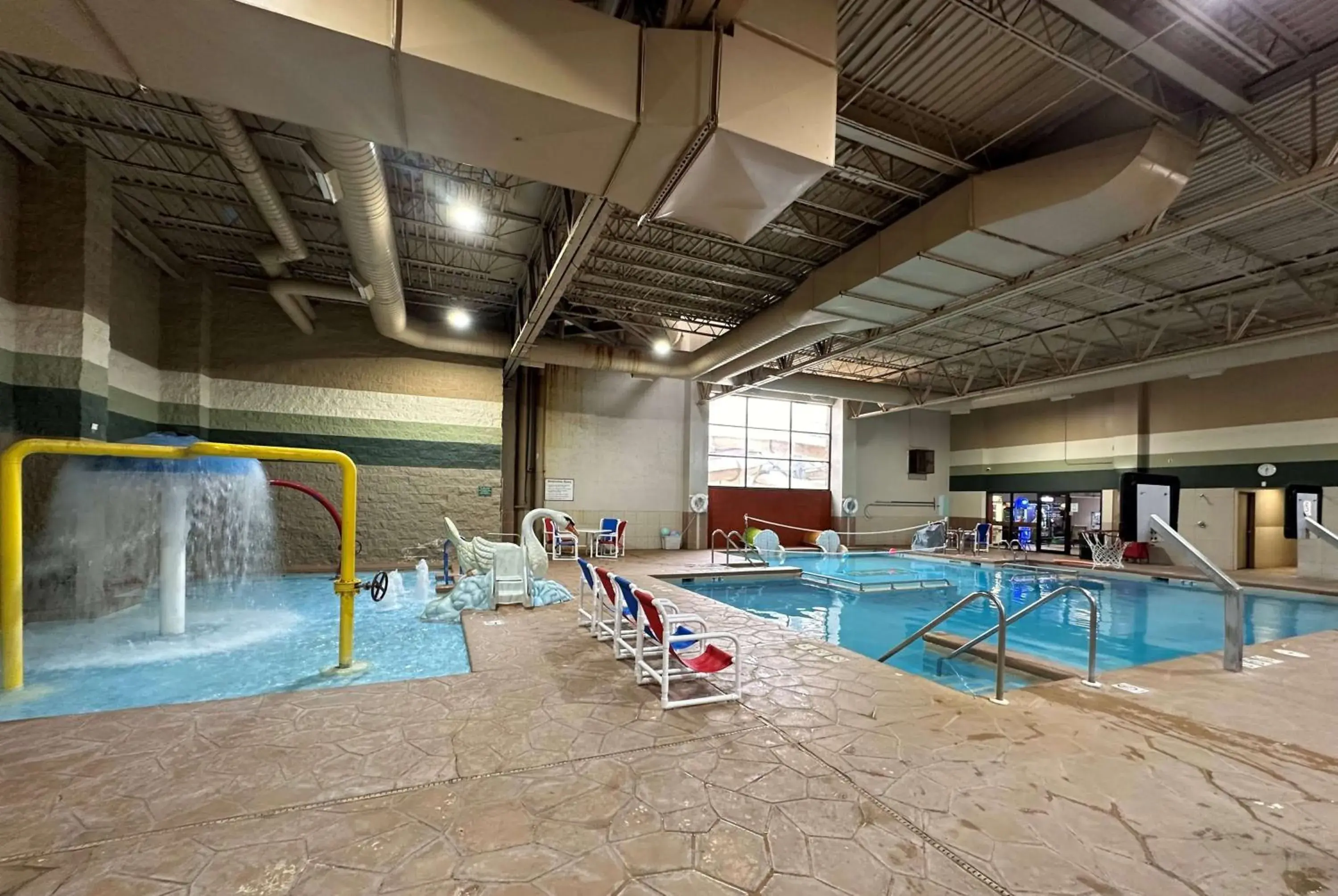 Pool view in Ramada by Wyndham Waupaca Pool view in Ramada by Wyndham Waupaca