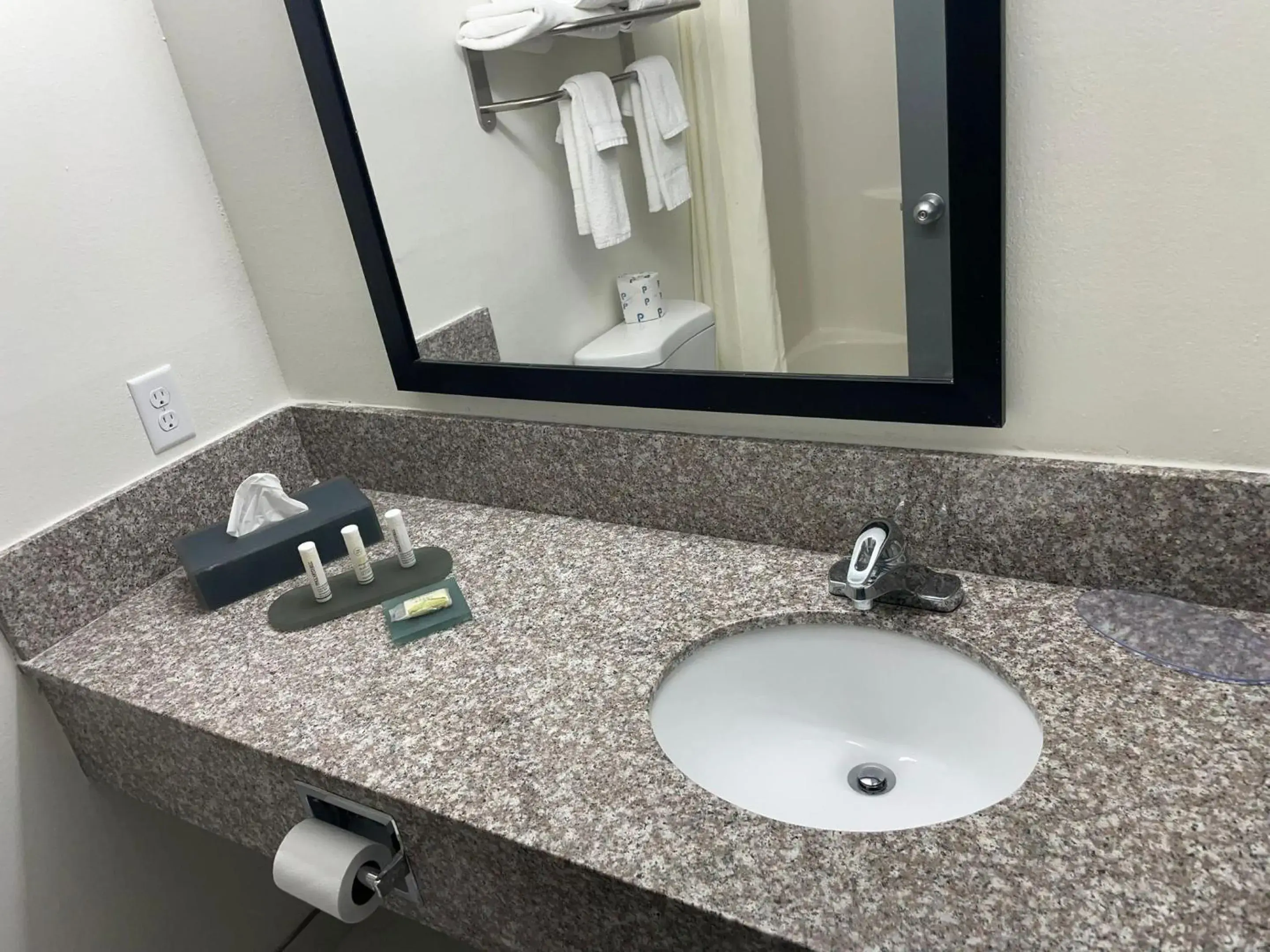 Bathroom in Ramada by Wyndham Waupaca Bathroom in Ramada by Wyndham Waupaca
