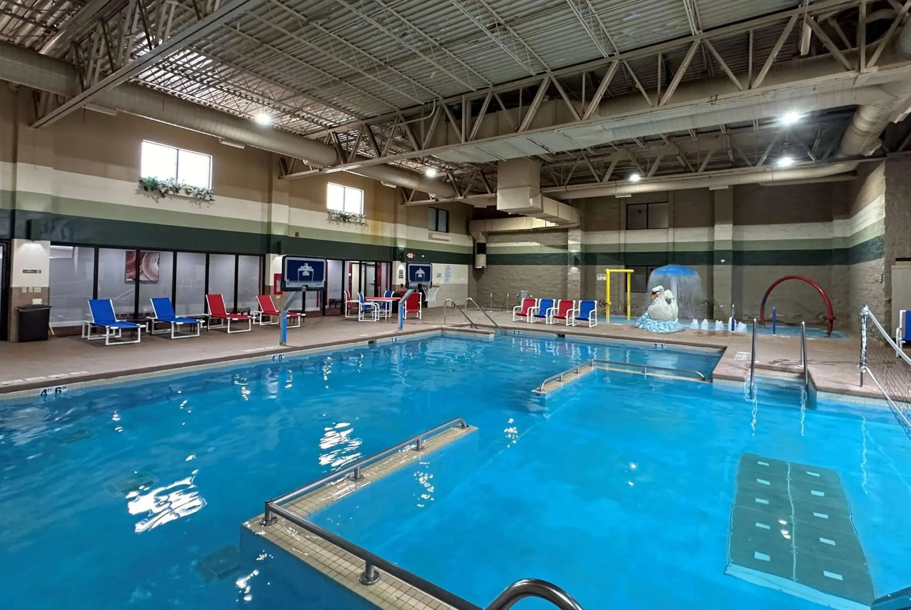 Pool view in Ramada by Wyndham Waupaca Pool view in Ramada by Wyndham Waupaca