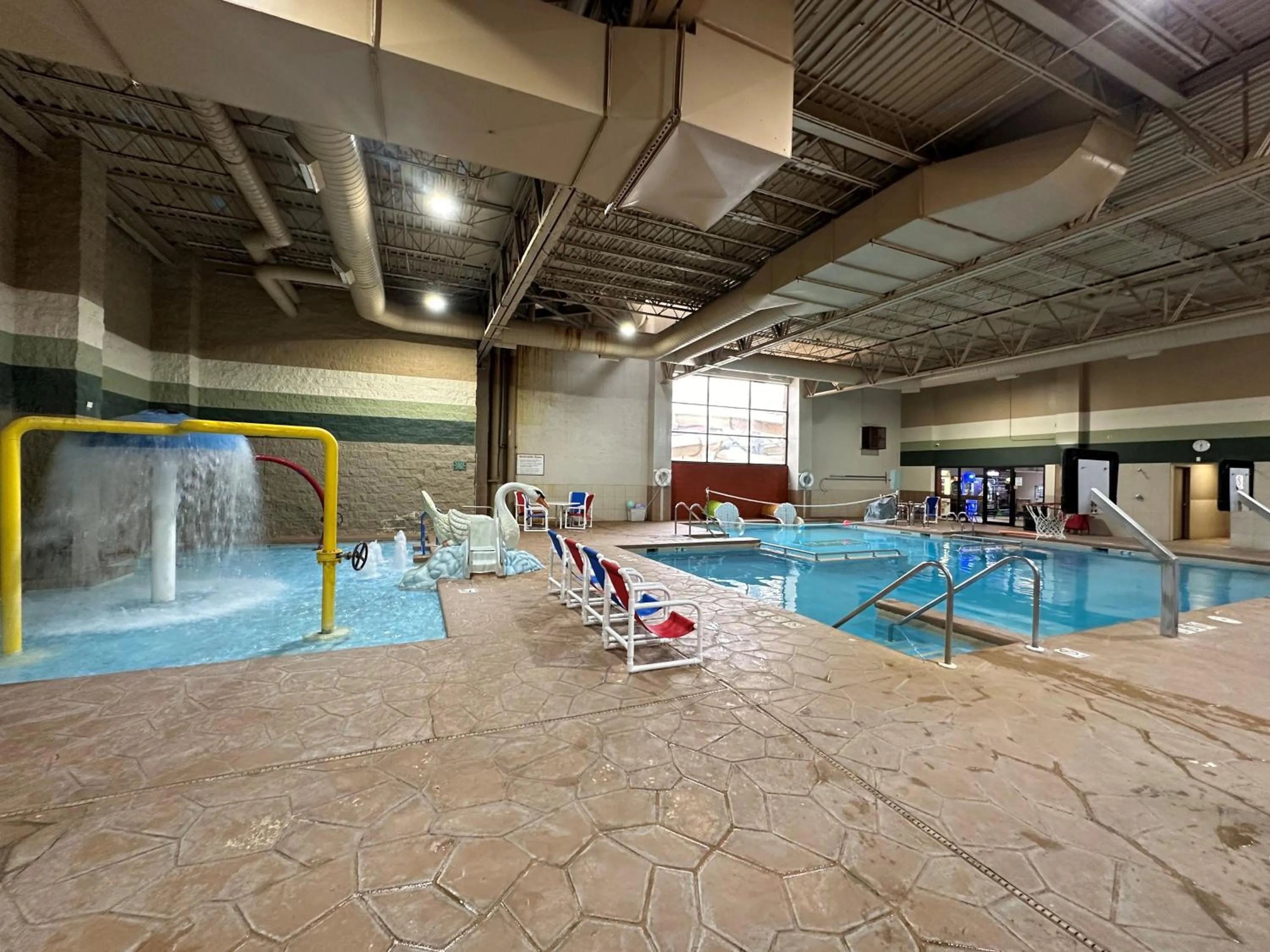 Pool view in Ramada by Wyndham Waupaca