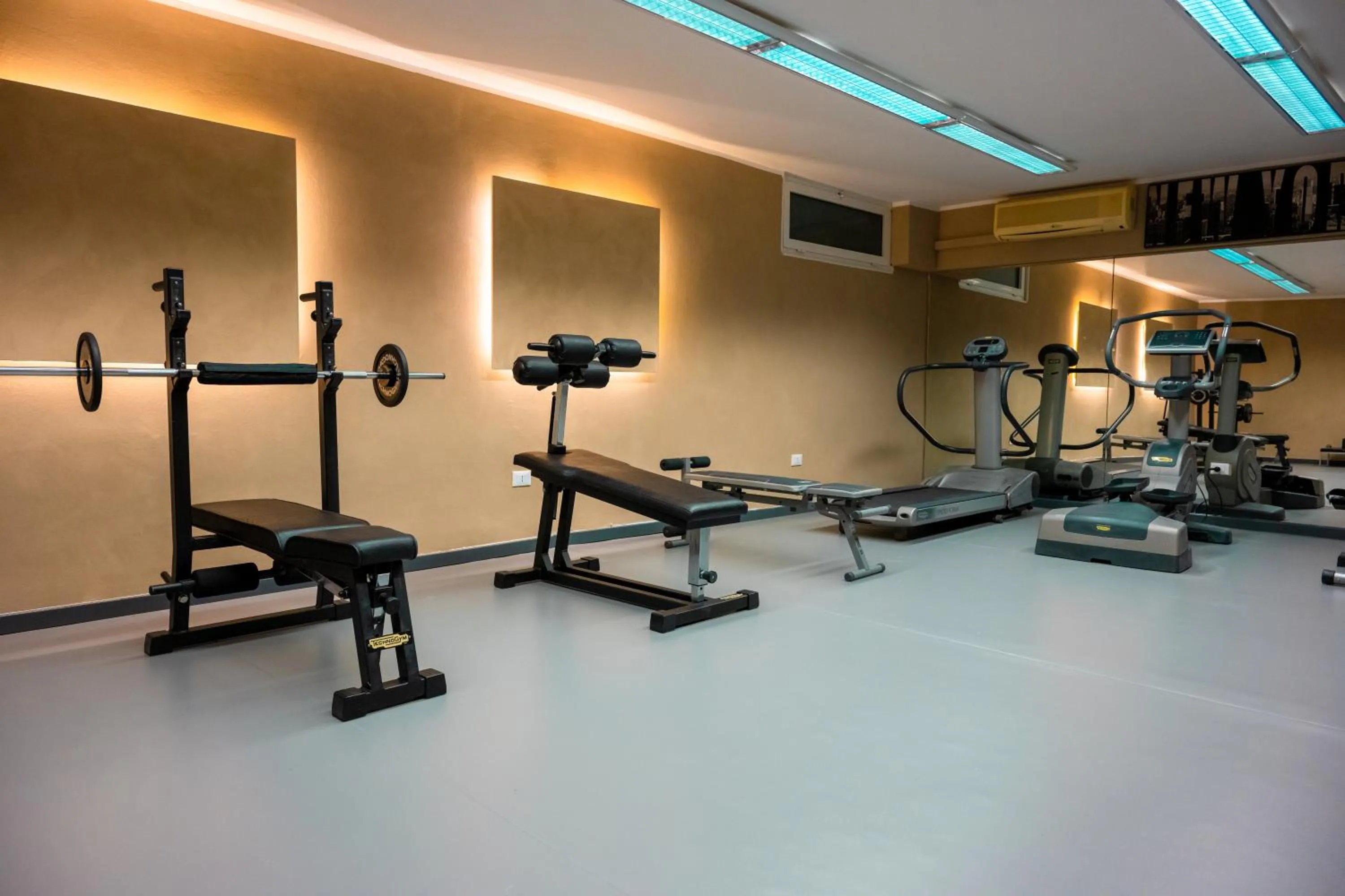 Fitness centre/facilities in Hotel Terme Pellegrini