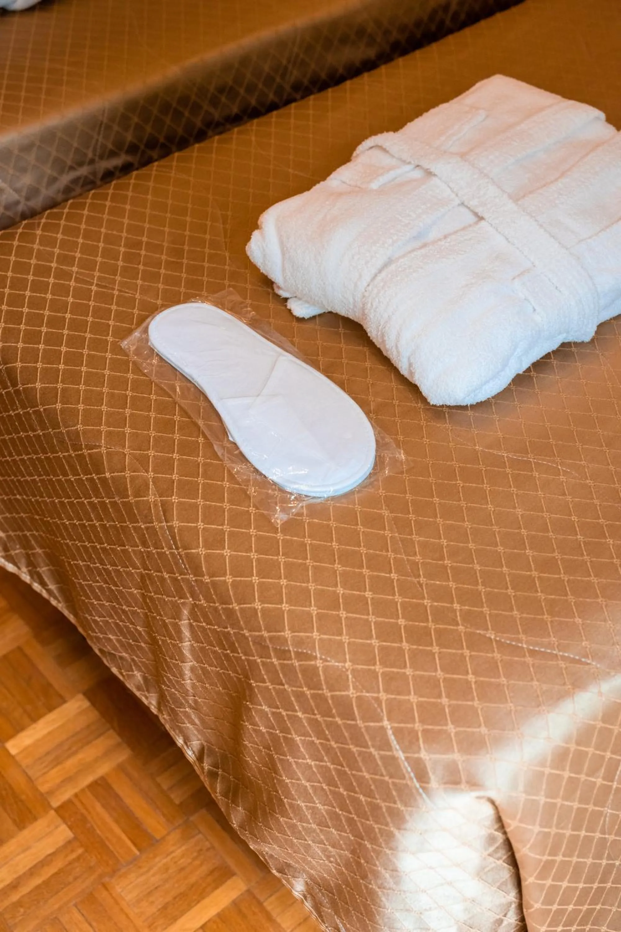 Bed in Hotel Terme Pellegrini