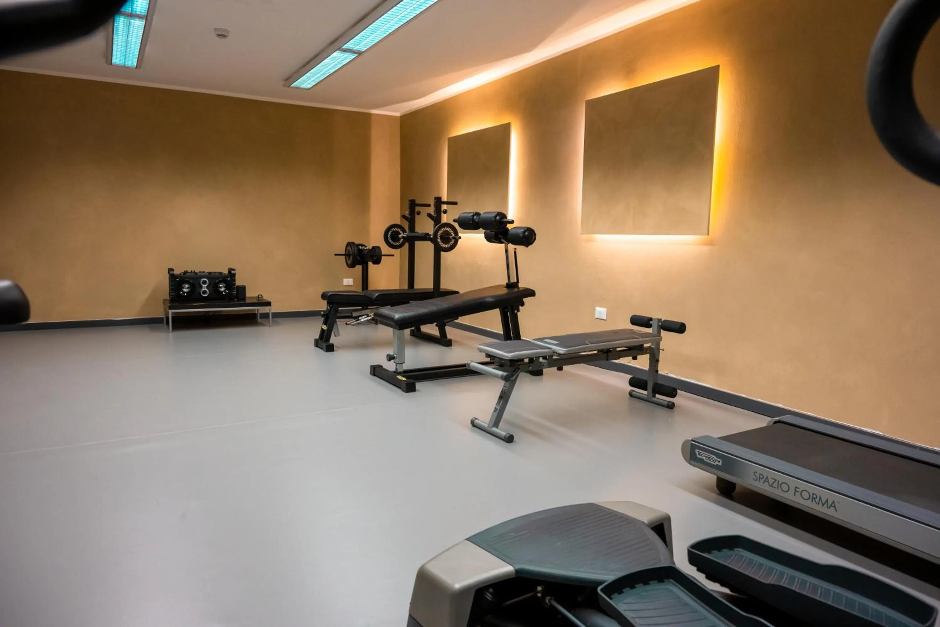 Fitness centre/facilities in Hotel Terme Pellegrini