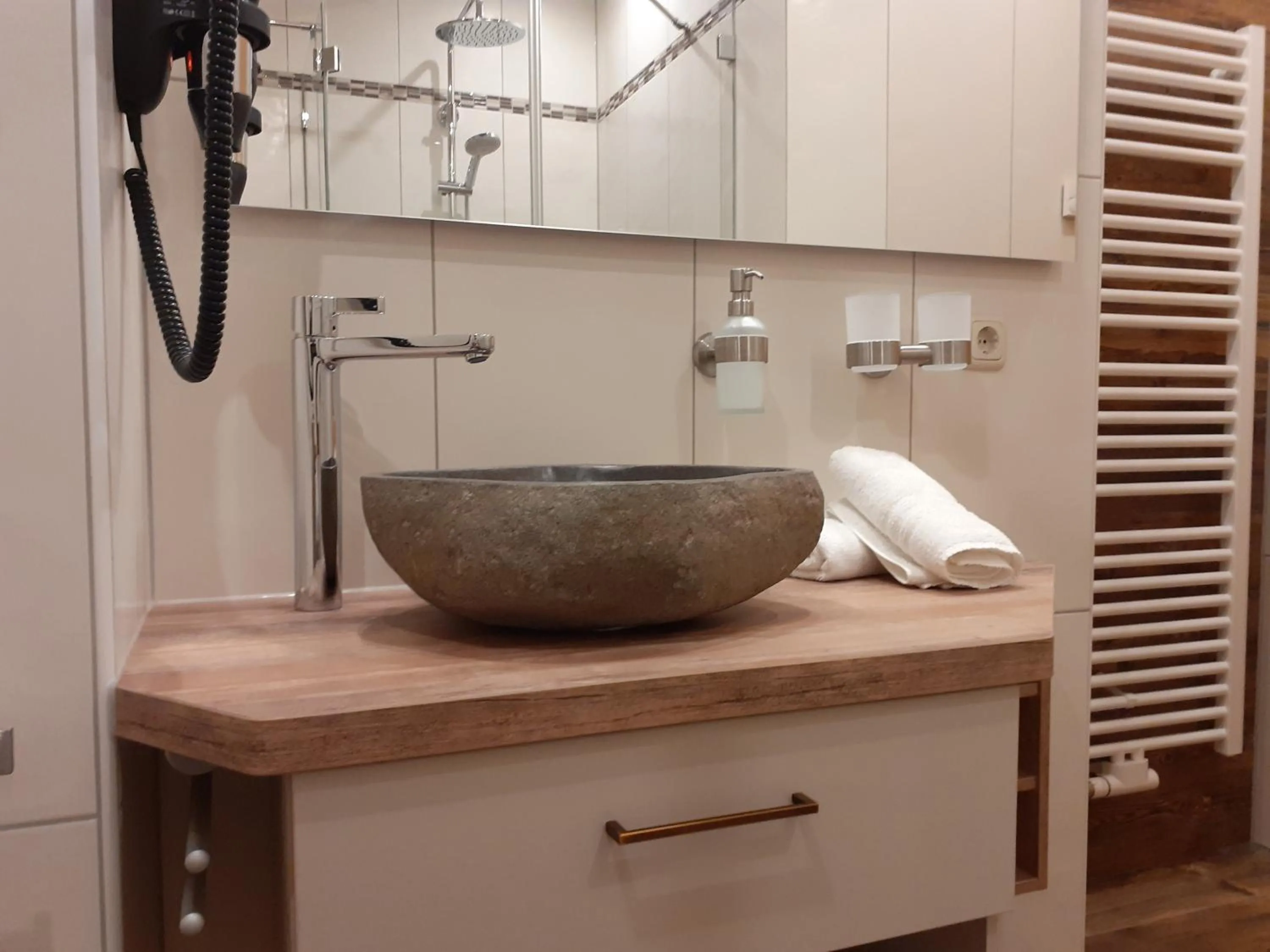 Bathroom in Ferienhaus Veider