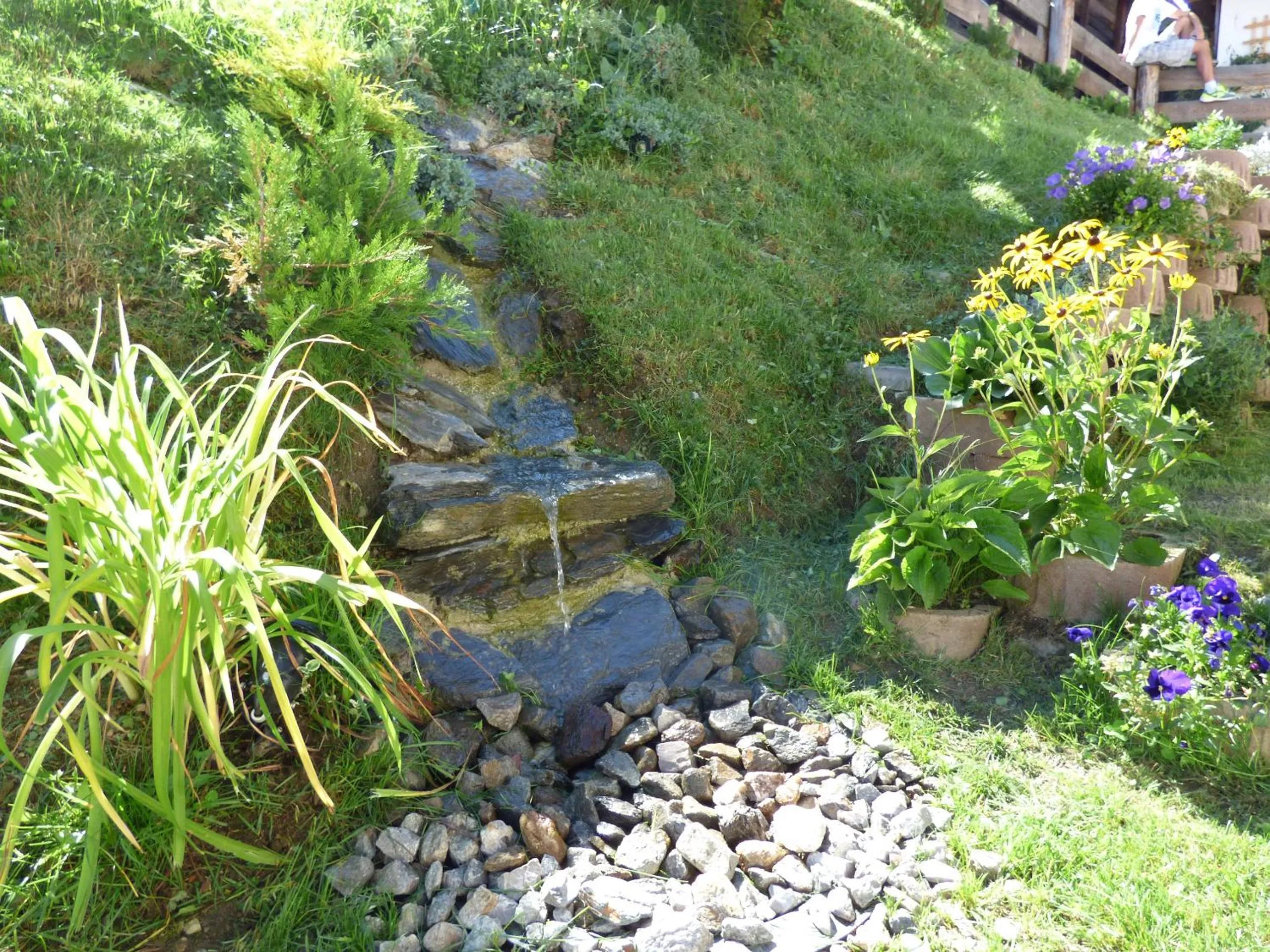 Garden in Ferienhaus Veider