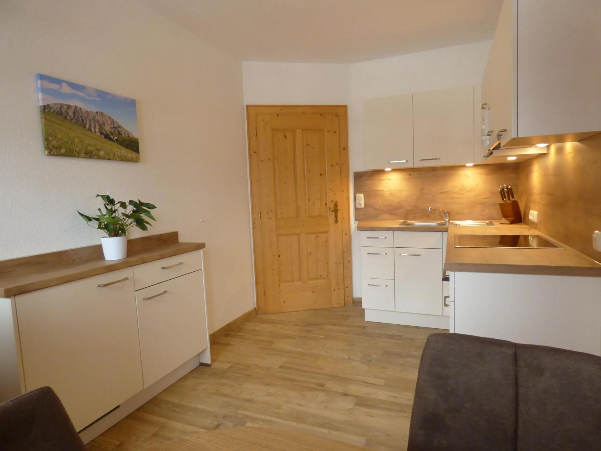 Kitchen or kitchenette in Ferienhaus Veider