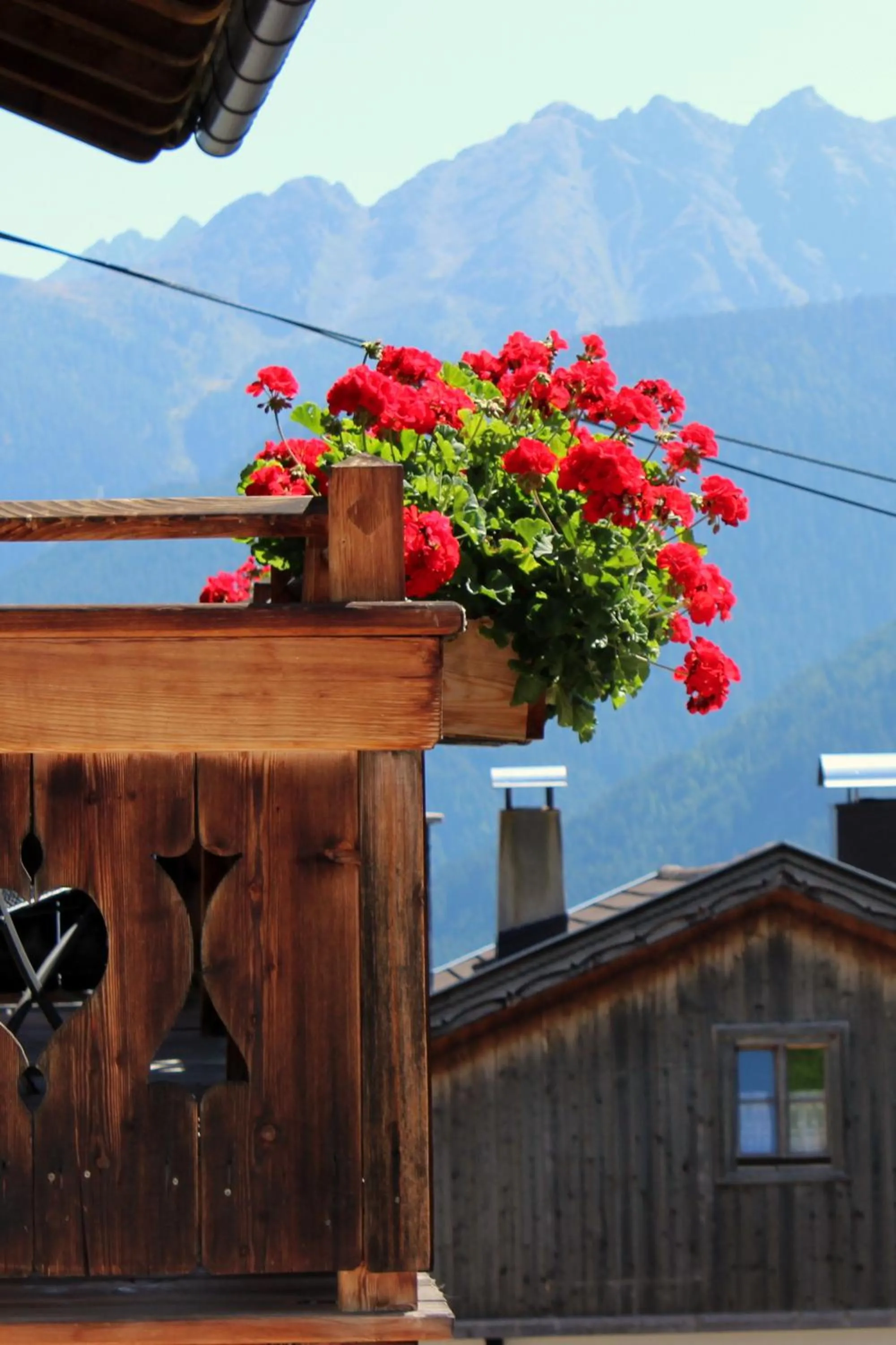 Balcony/Terrace in Ferienhaus Veider