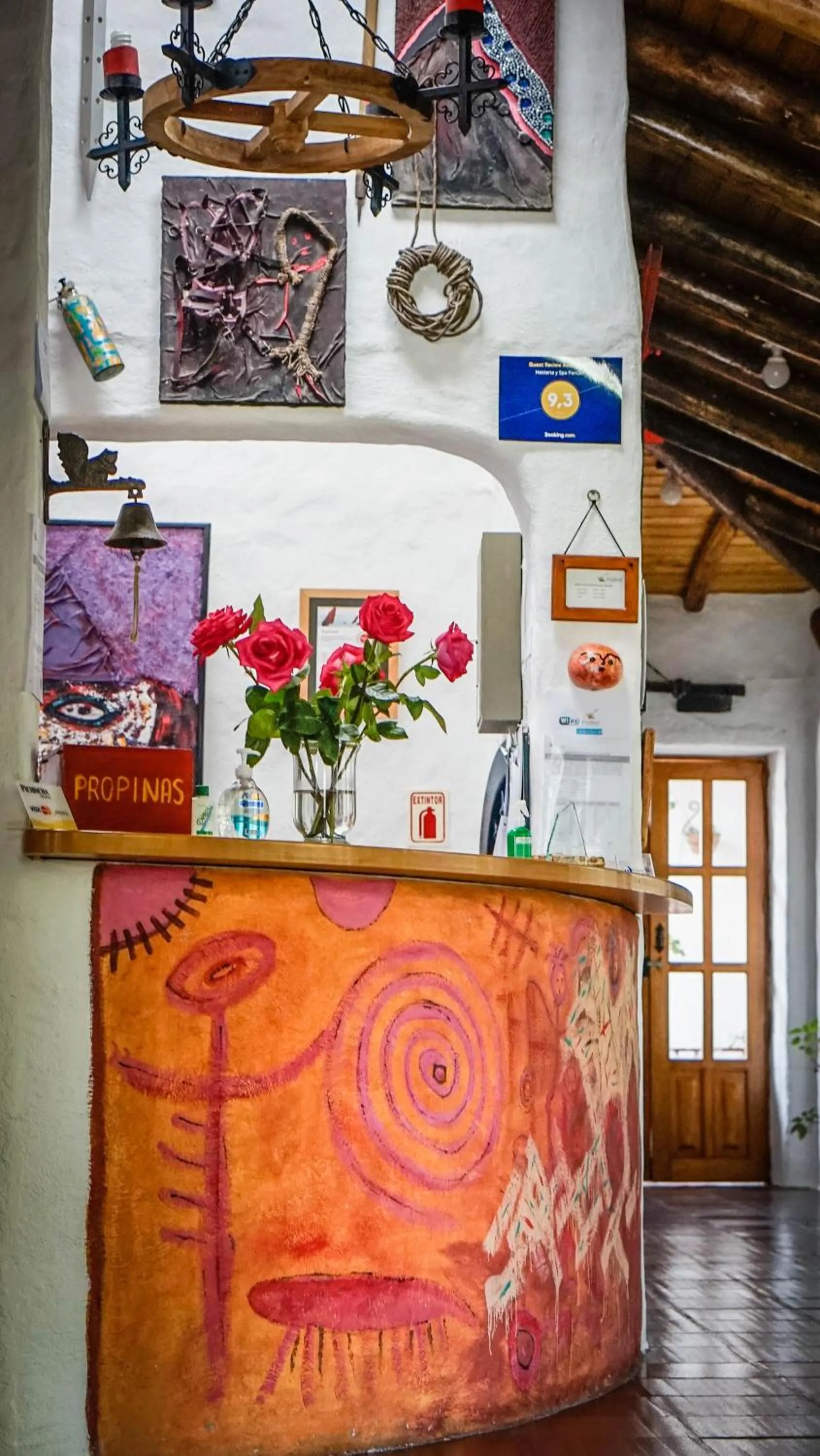 Lobby or reception in Hosteria Museart Pantavi