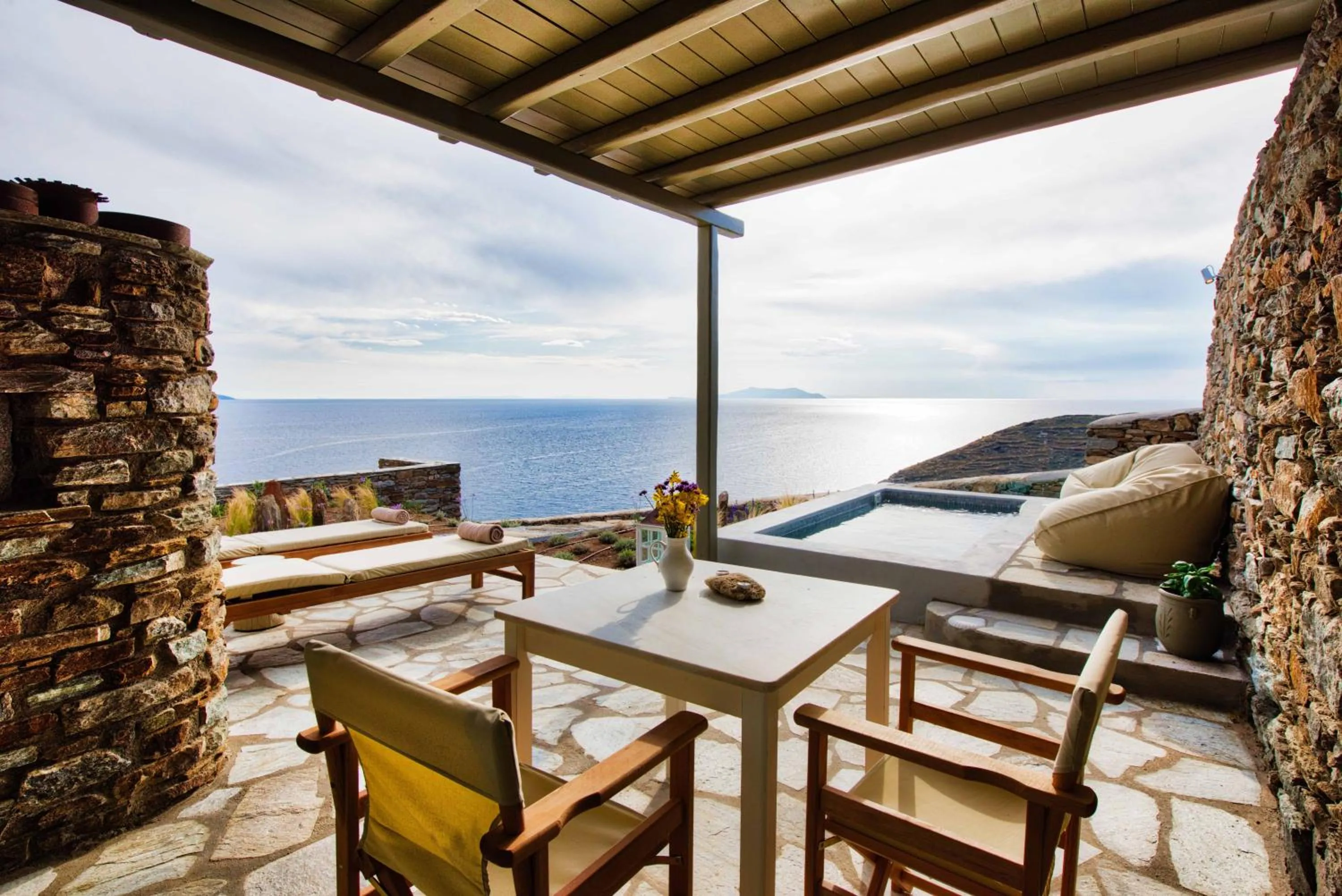 Patio in VATHI BLEU PRIVATE VILLAS
