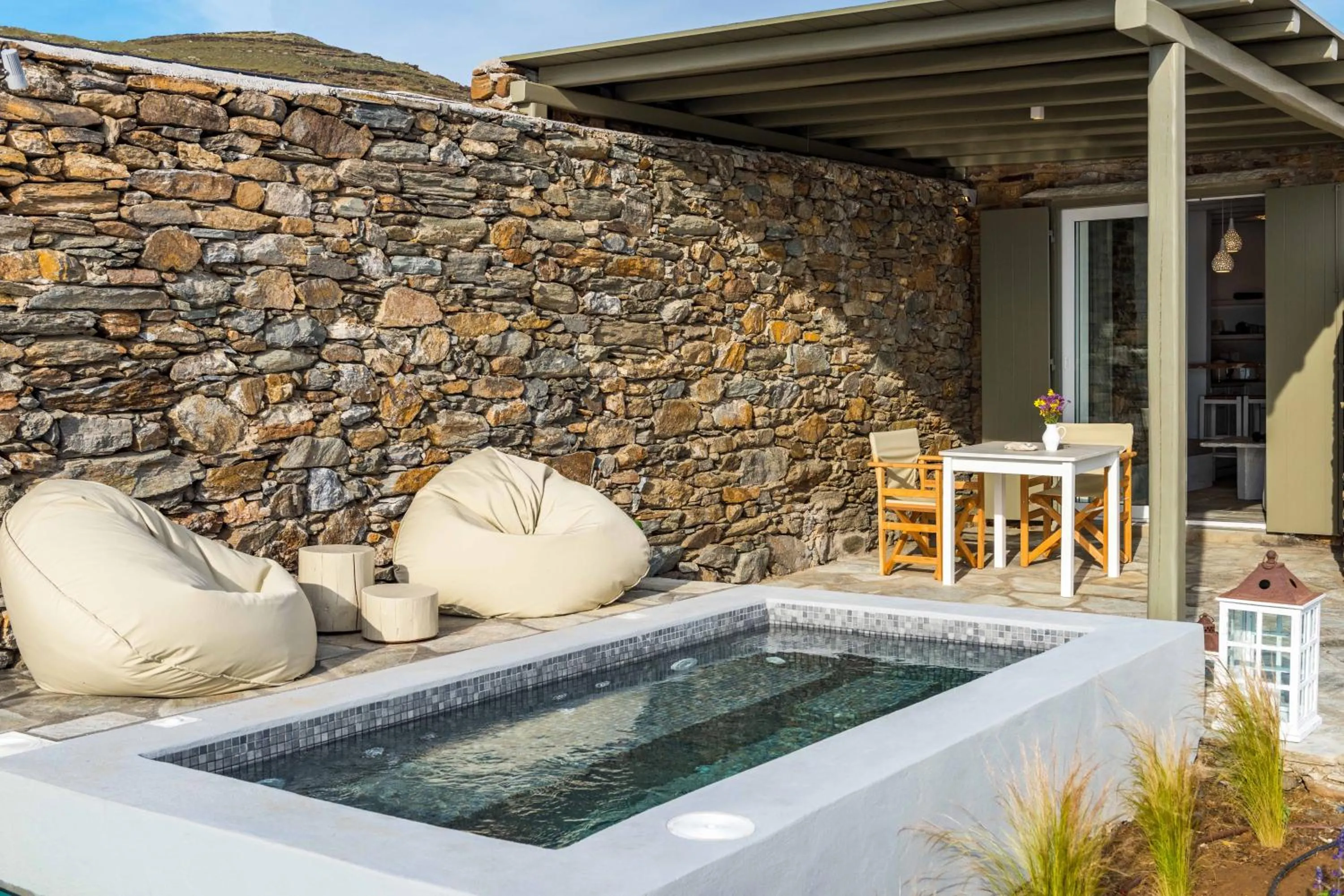 Patio in VATHI BLEU PRIVATE VILLAS