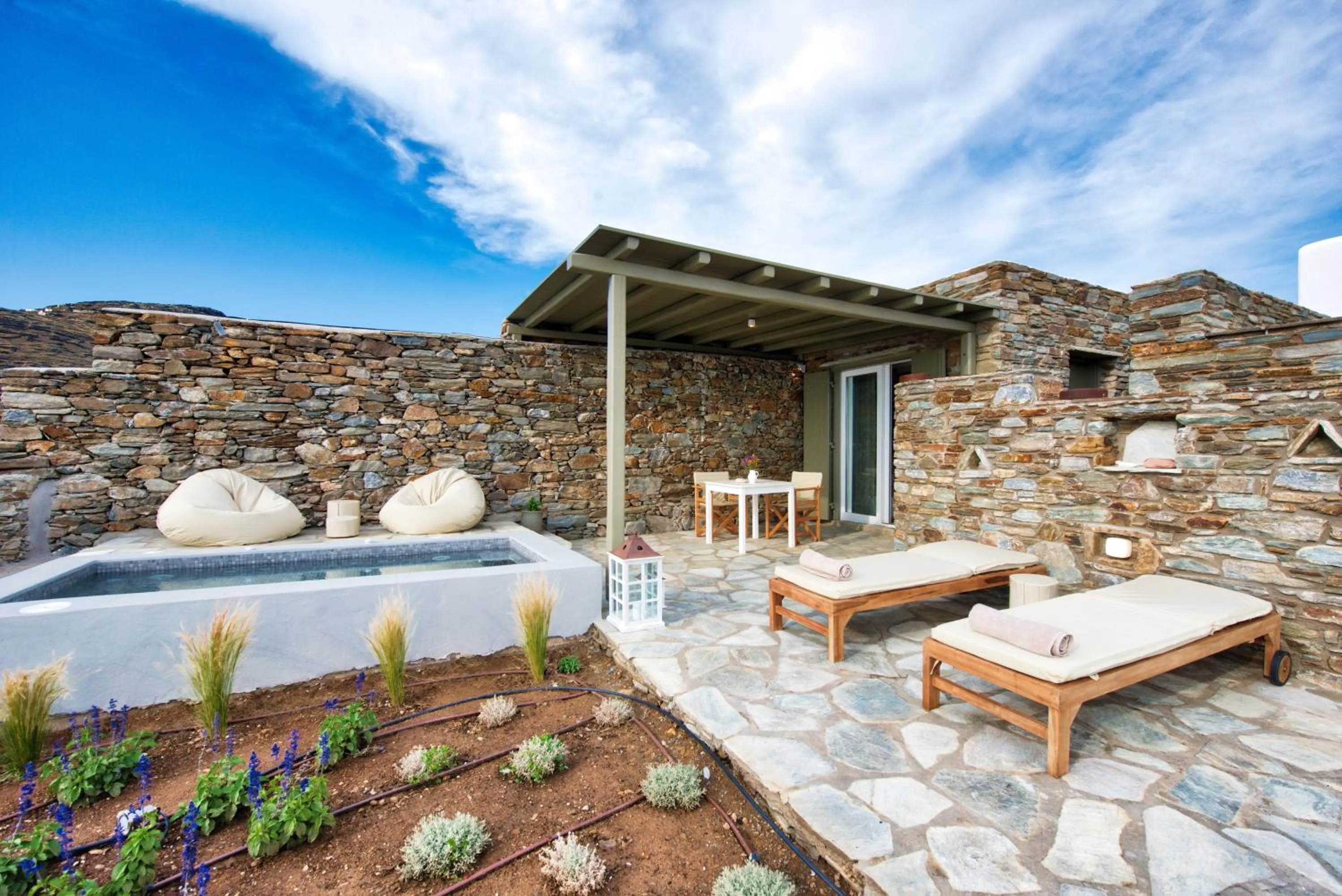 Patio in VATHI BLEU PRIVATE VILLAS