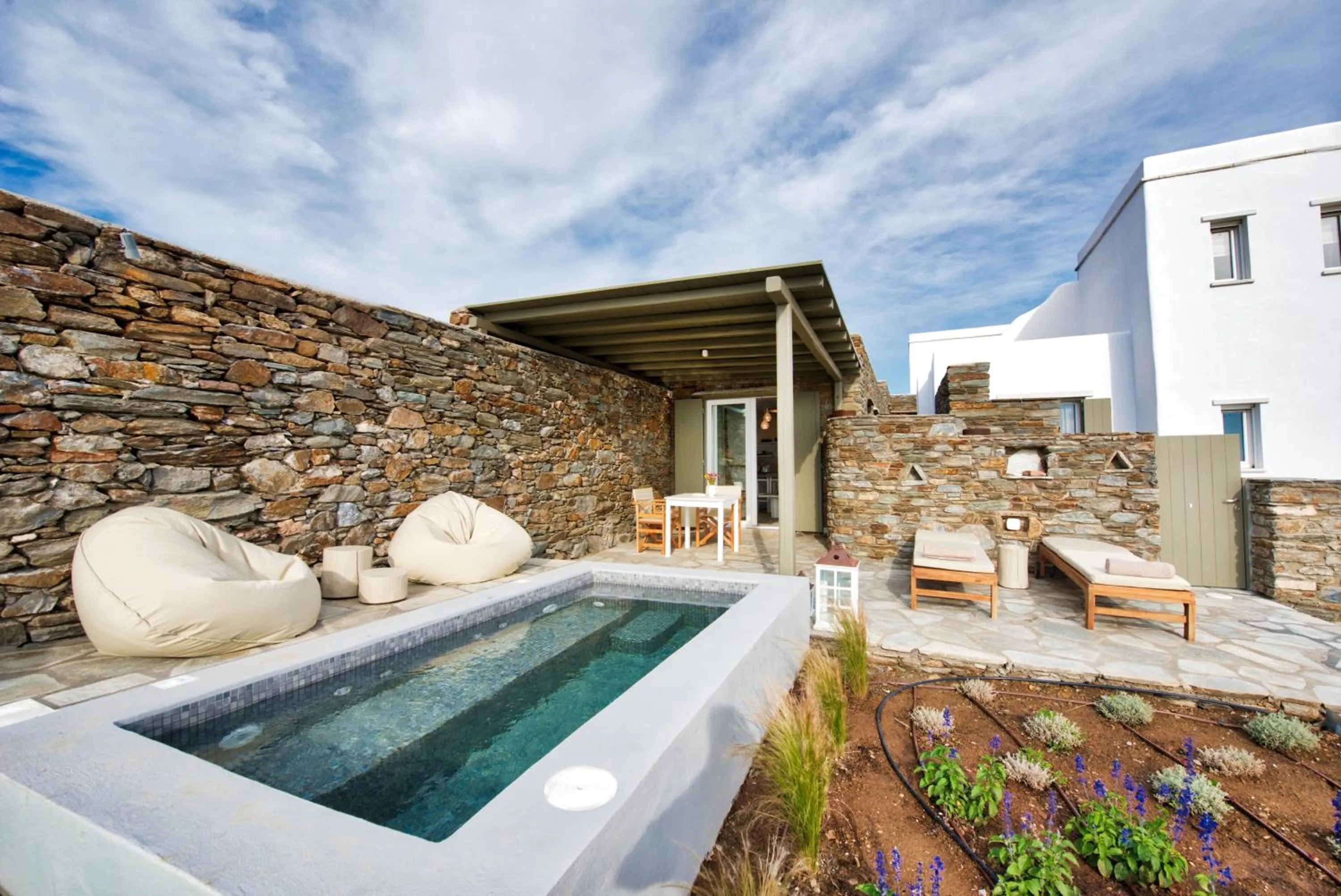 Patio in VATHI BLEU PRIVATE VILLAS