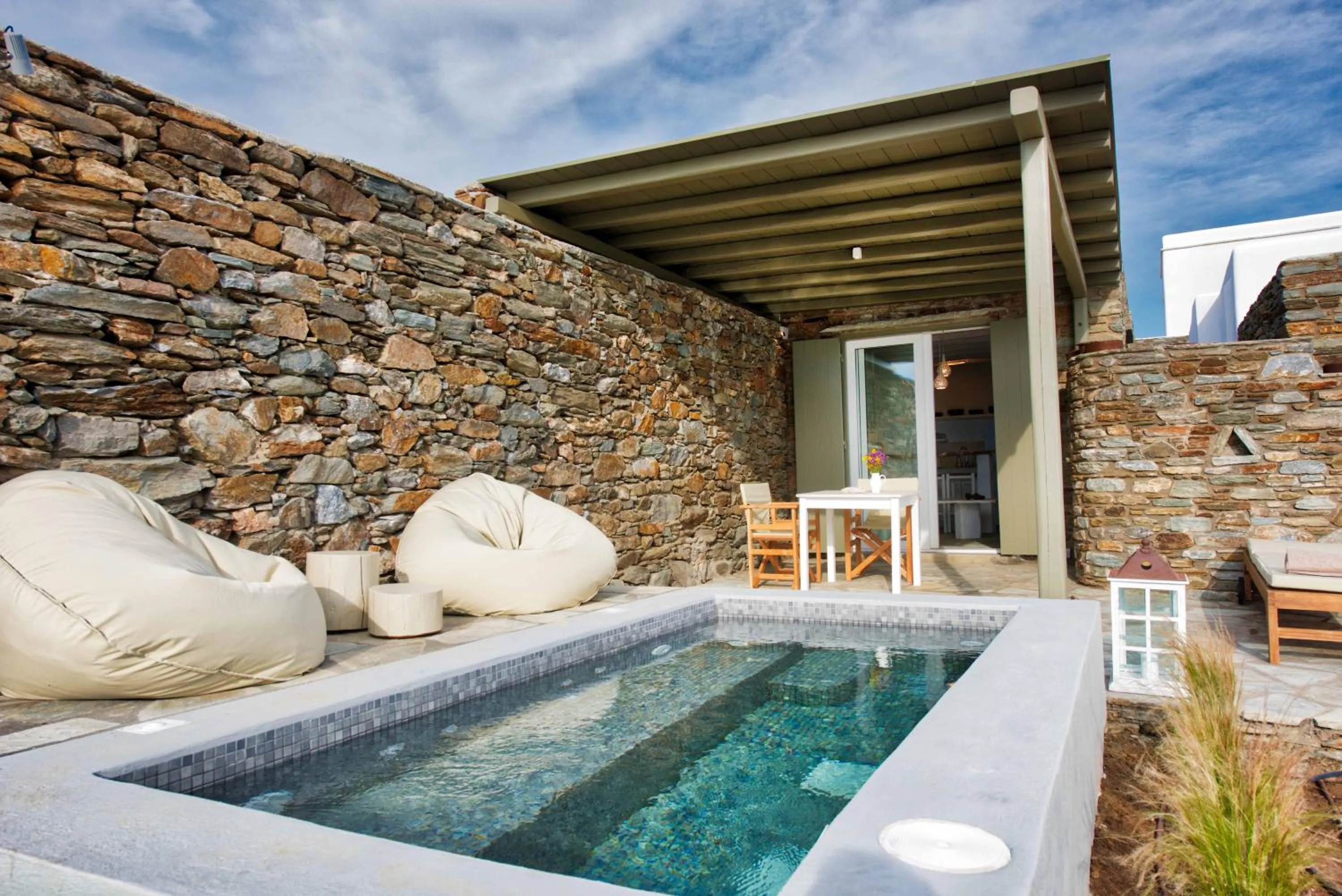 Patio in VATHI BLEU PRIVATE VILLAS