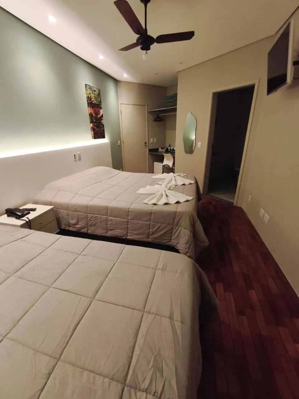 Bed in Café Palace Hotel