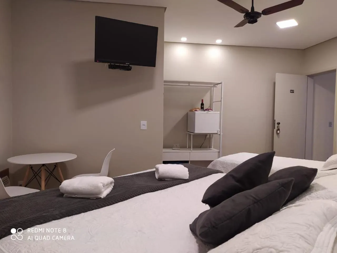 Bed in Café Palace Hotel