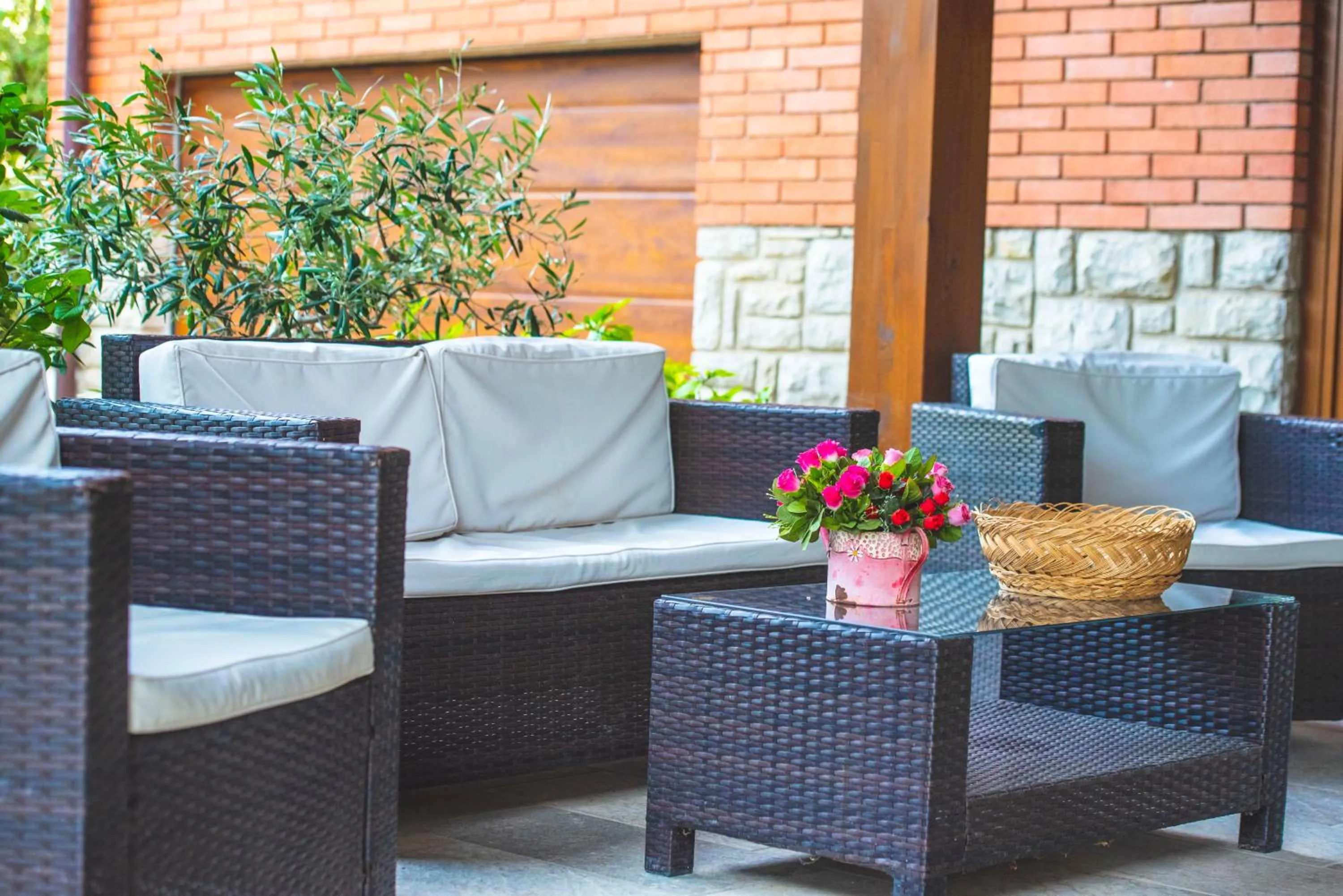 Patio in B&B Il Girasole