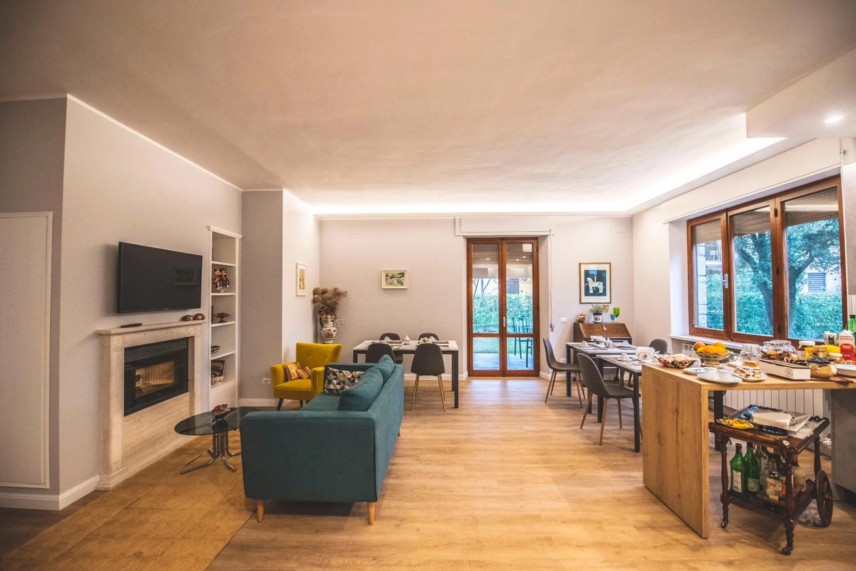 Living room in B&B Il Girasole