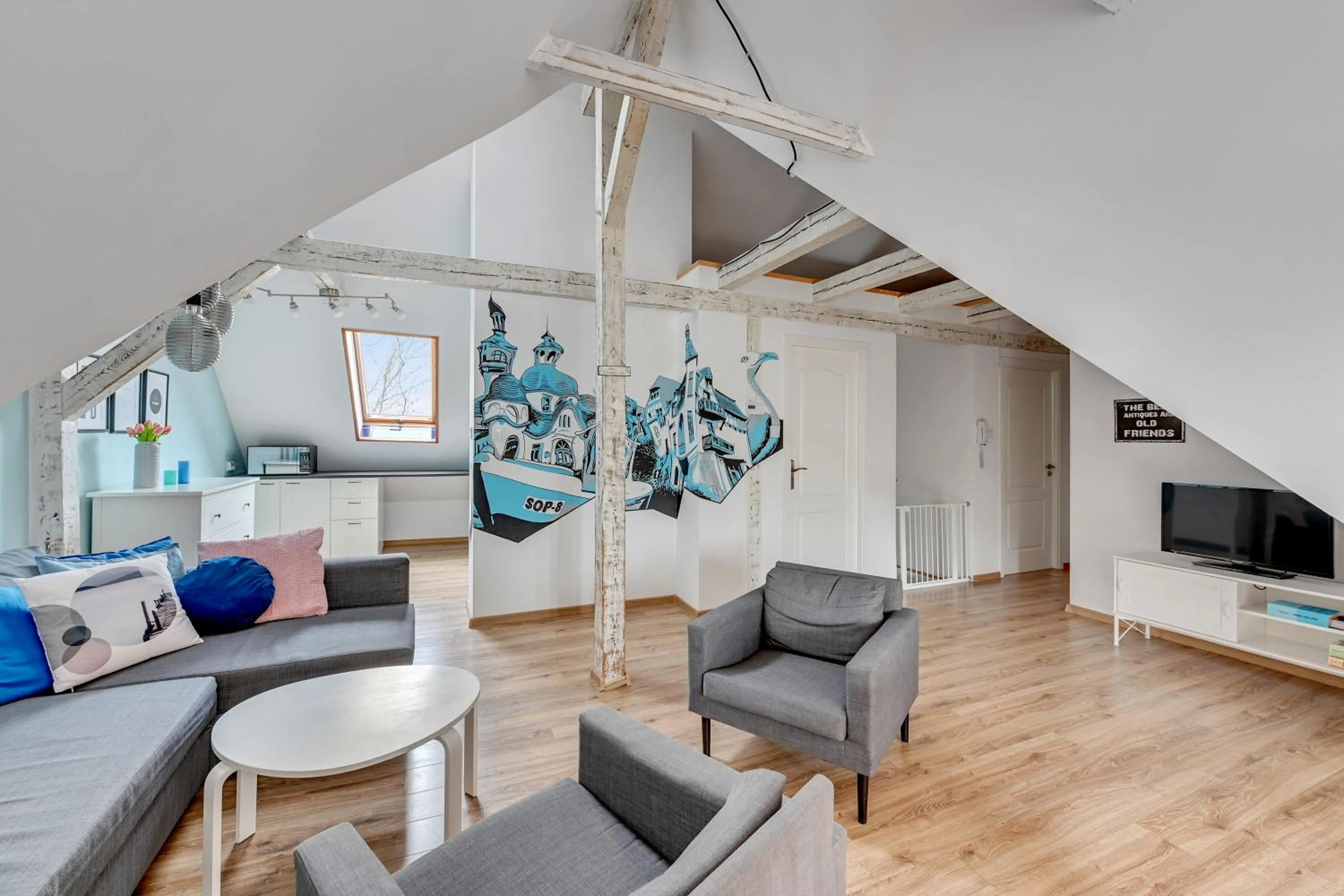 Living room in Grand Apartments - Happy Loft Apartment