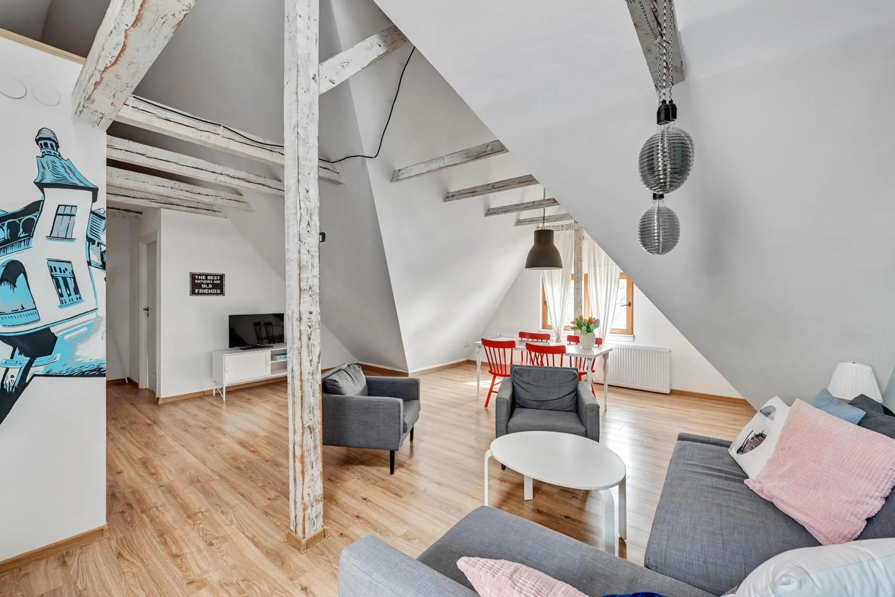 Living room in Grand Apartments - Happy Loft Apartment
