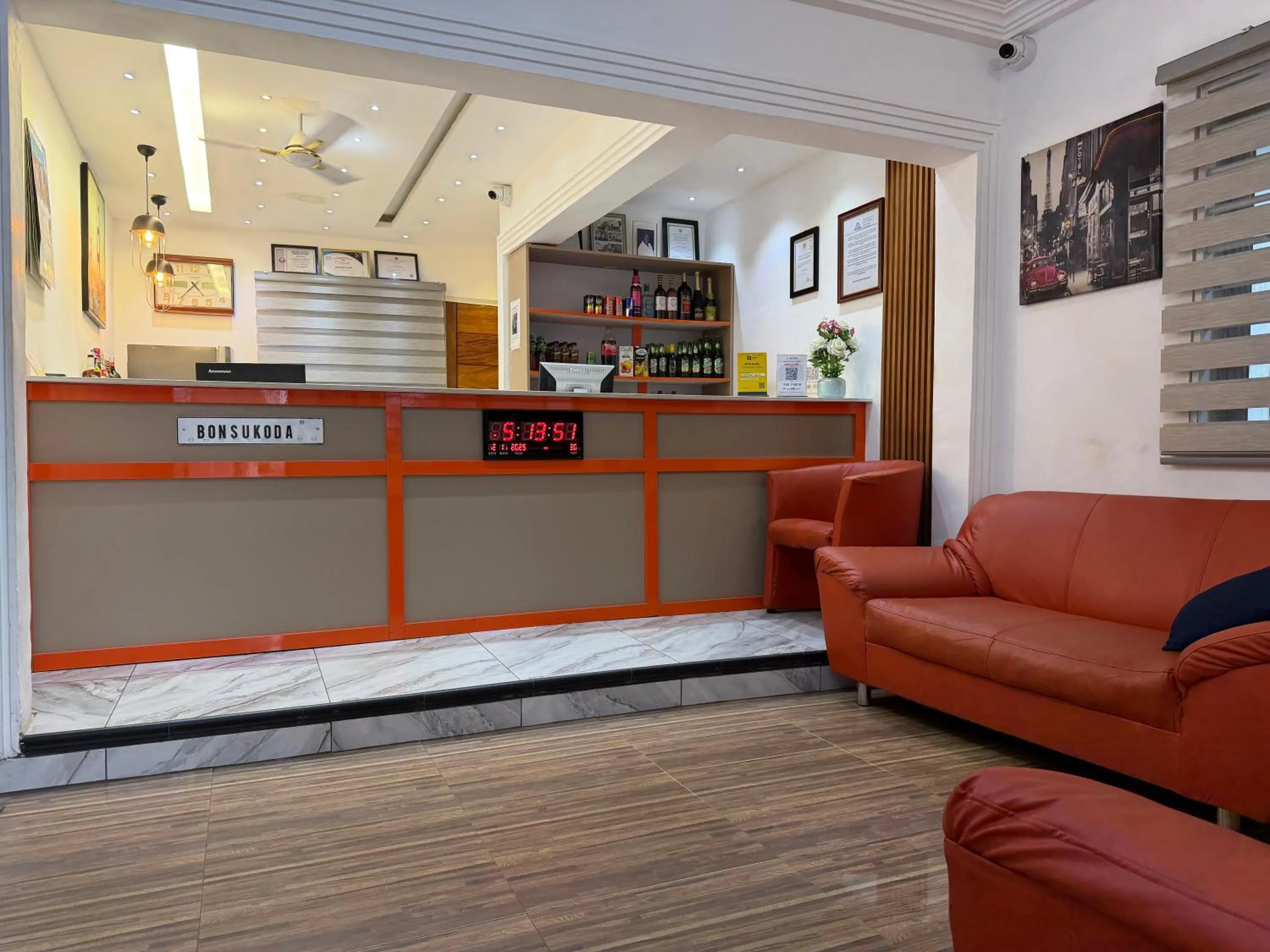 Lobby or reception in Bonsukoda Lodge