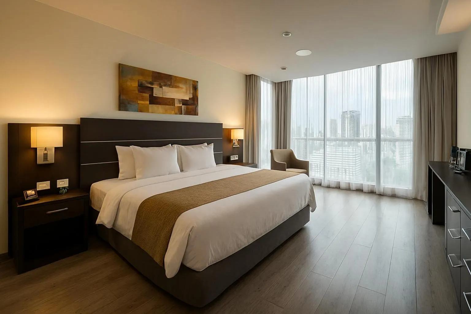 Bedroom, Bed in Tryp by Wyndham Panama Centro