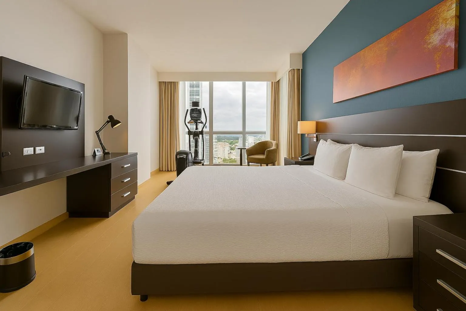 Bedroom, Bed in Tryp by Wyndham Panama Centro