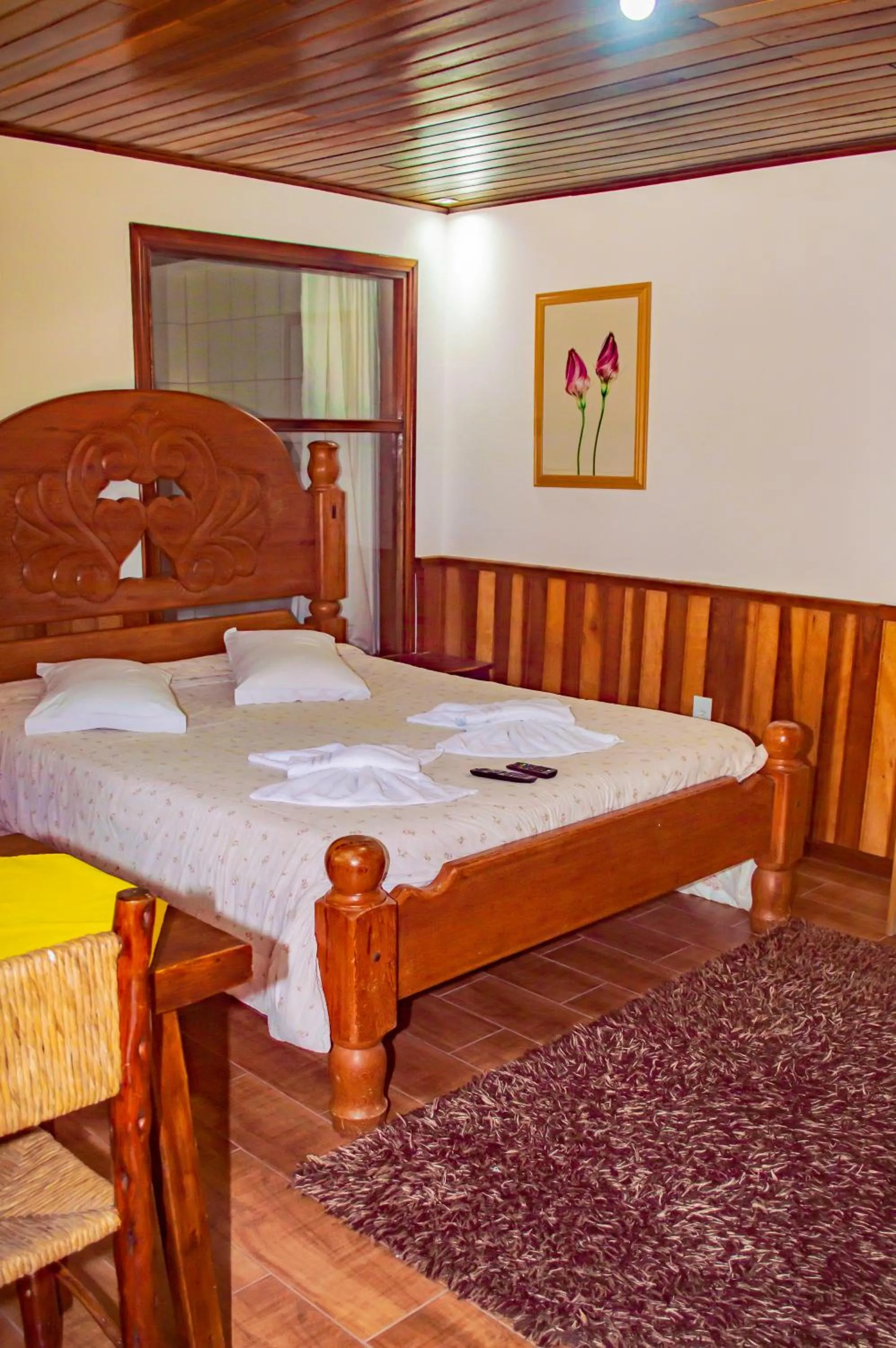 Bed in Pousada Vale Verde