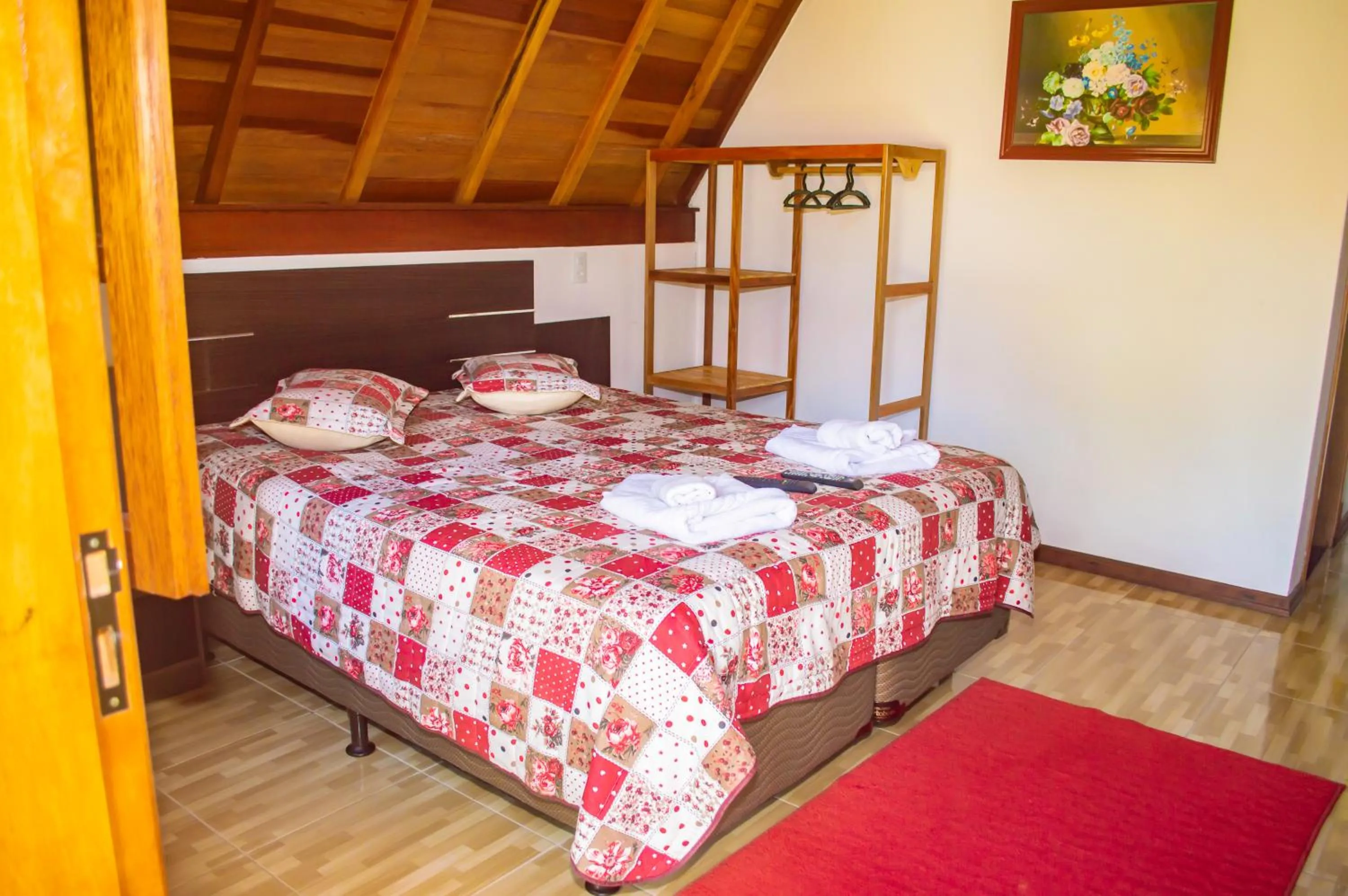 Bed in Pousada Vale Verde
