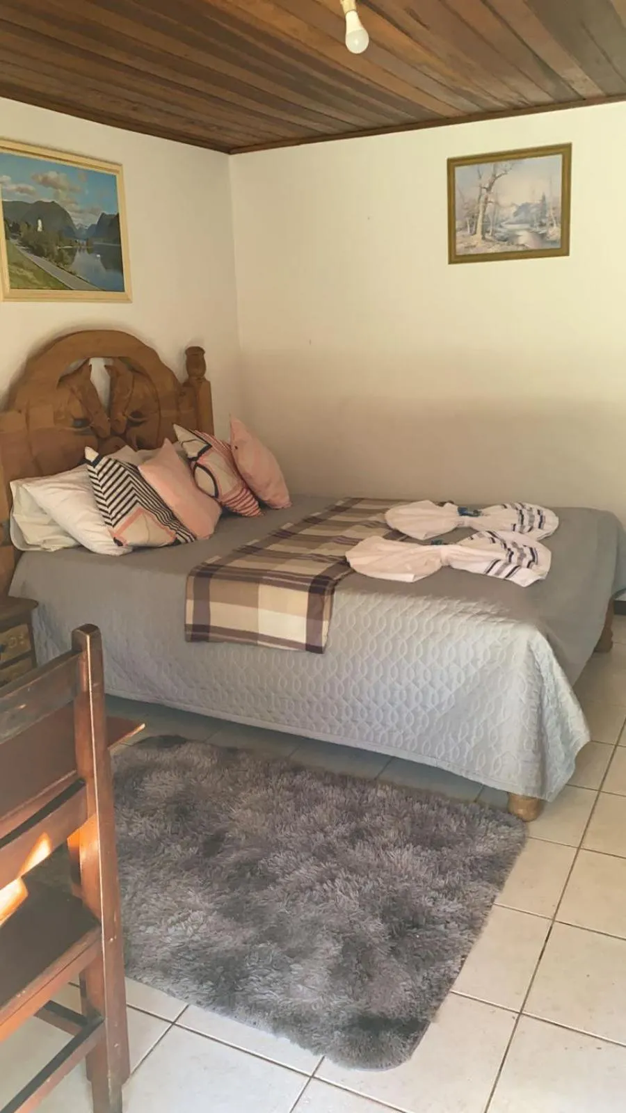 Bed in Pousada Vale Verde