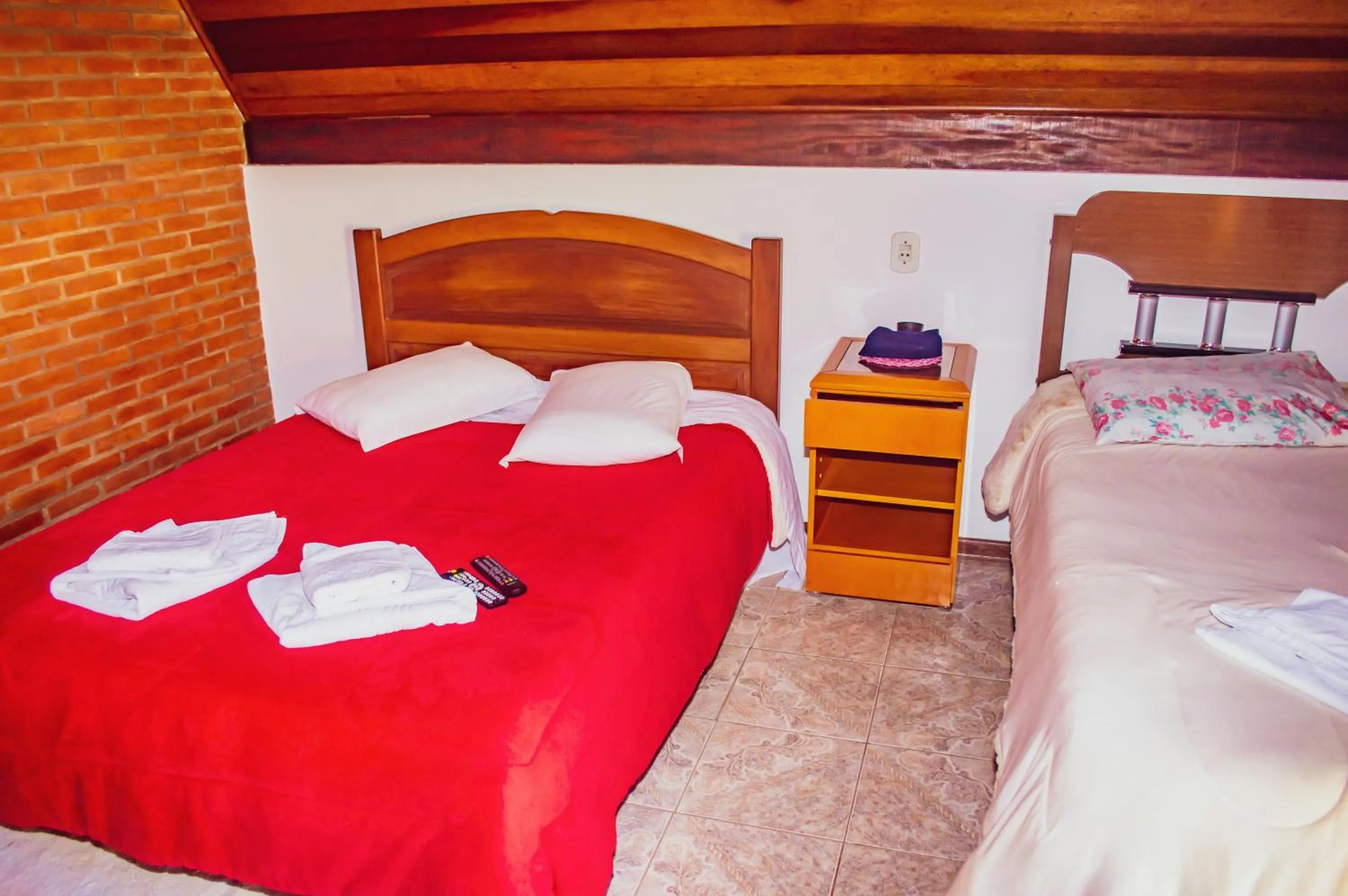 Bed in Pousada Vale Verde