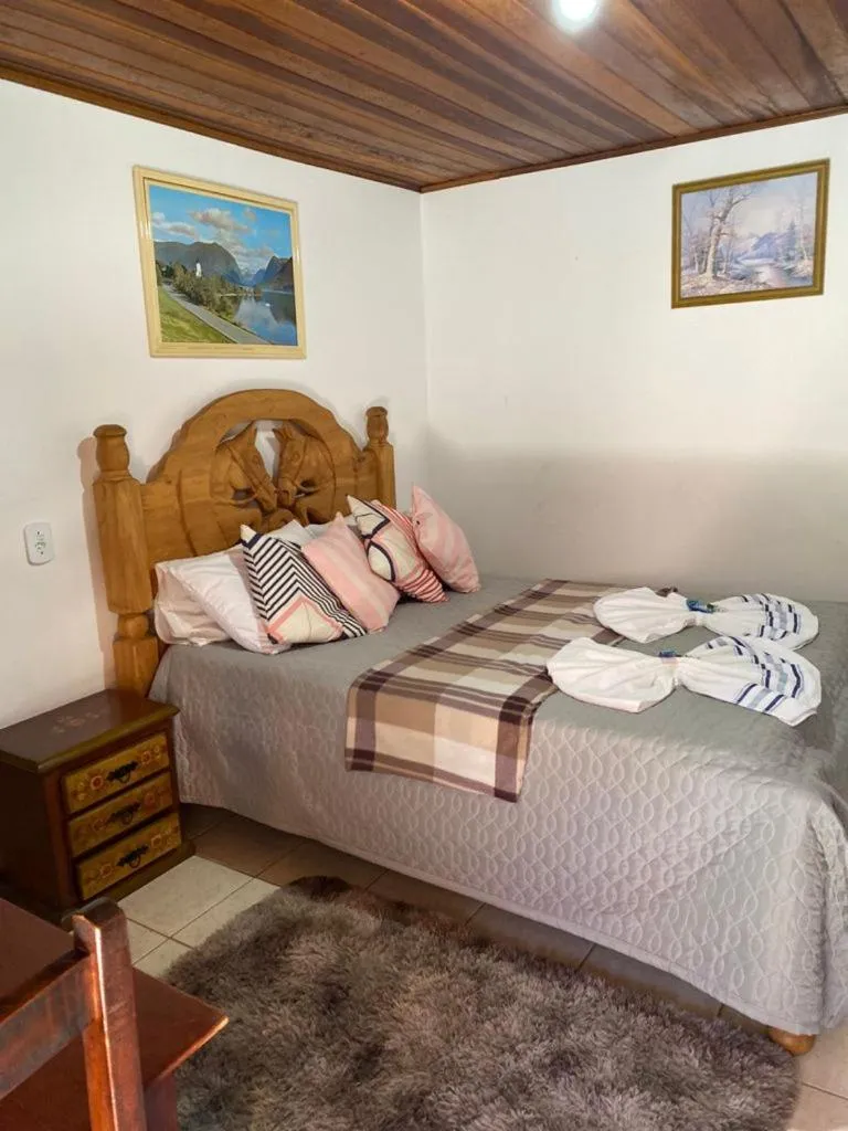 Bed in Pousada Vale Verde