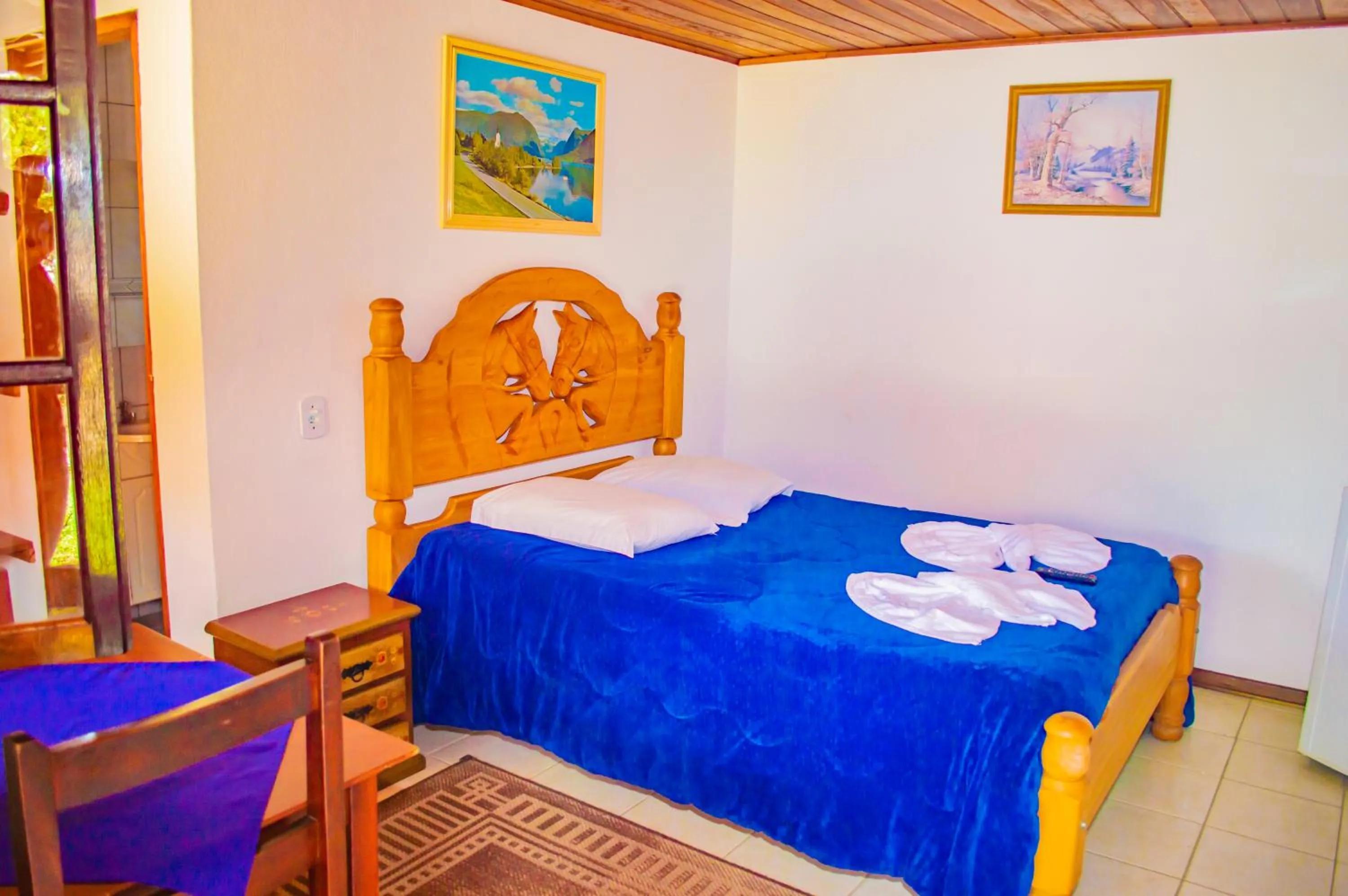 Bed in Pousada Vale Verde