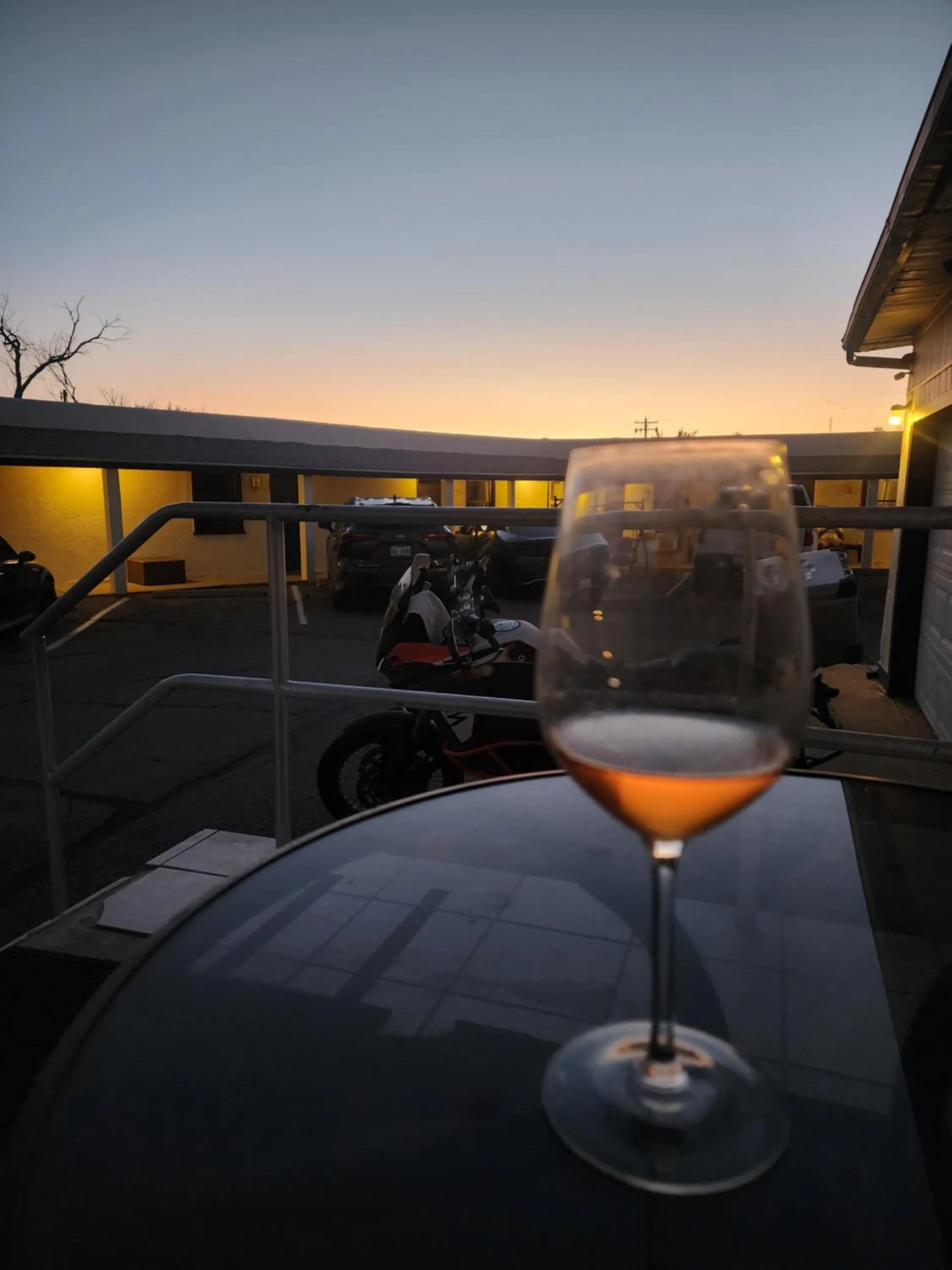 Sunset in Rose's Motel