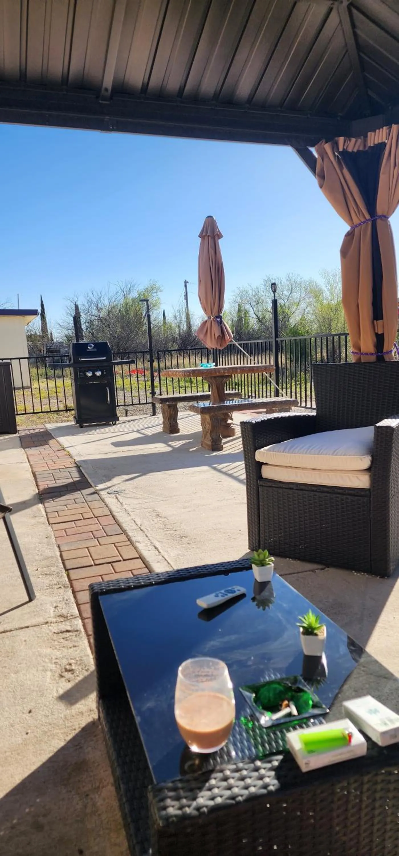 Balcony/Terrace in Rose's Motel