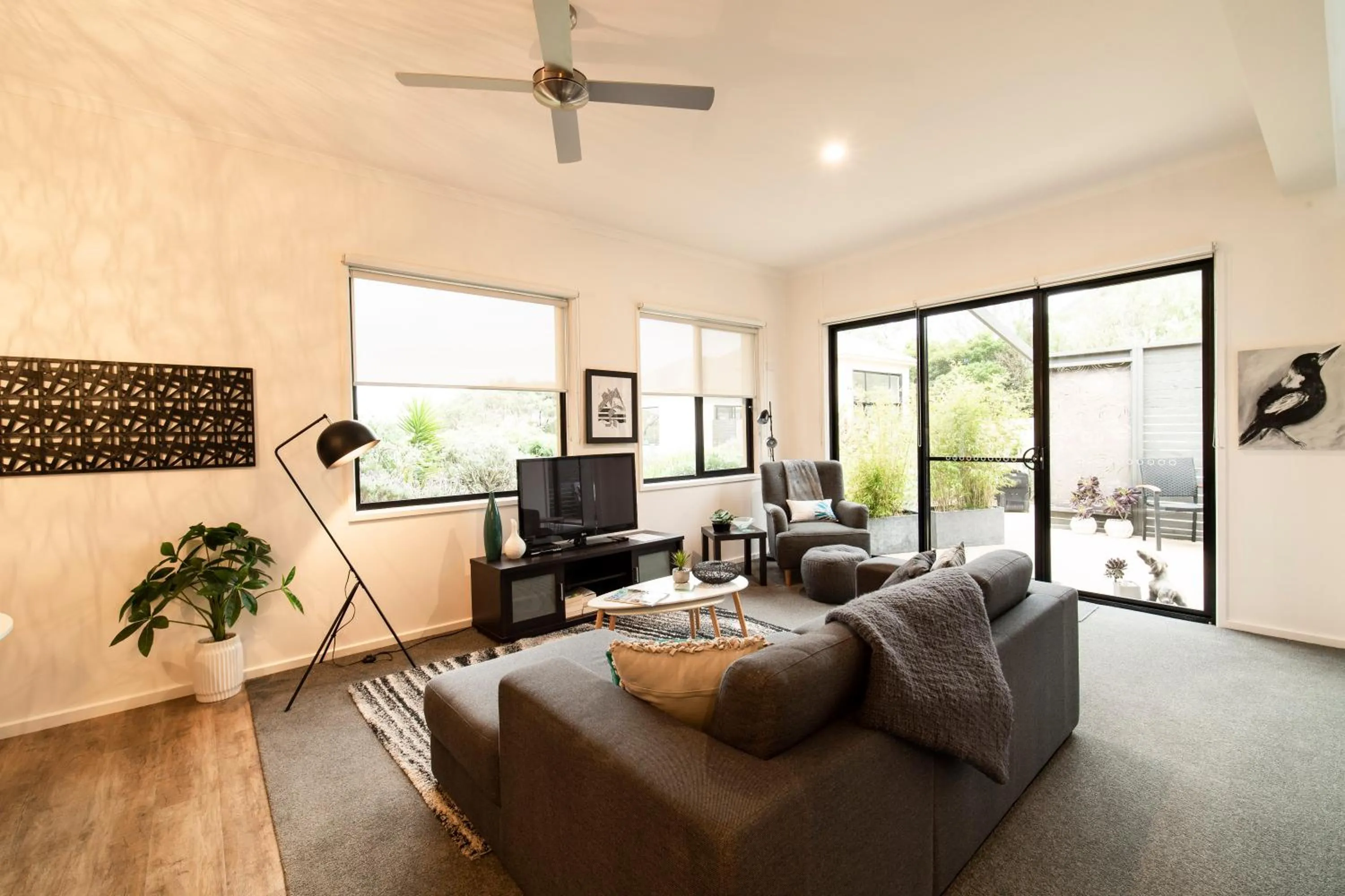 Living room in Hilltop Apartments Phillip Island