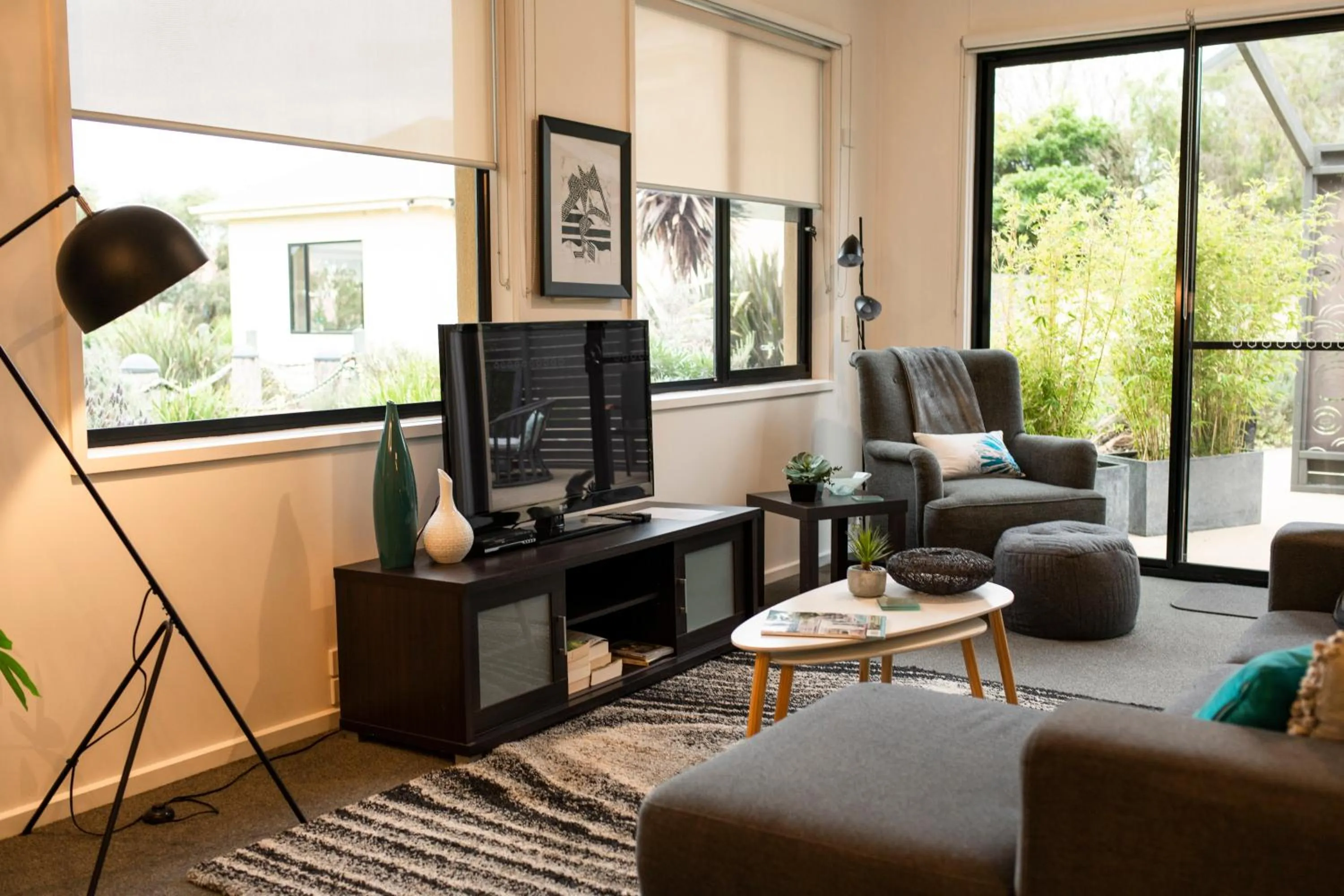 Living room in Hilltop Apartments Phillip Island